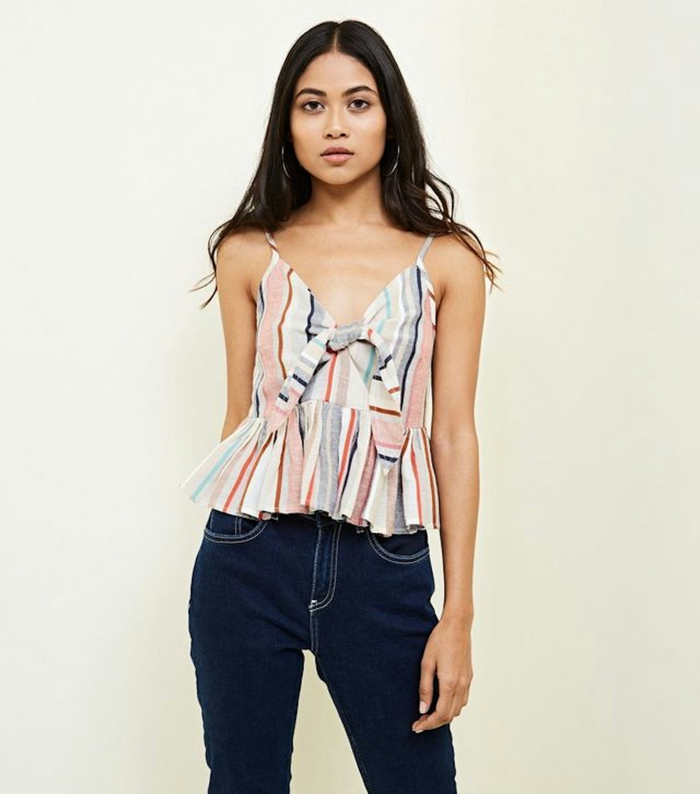 stripe top vest