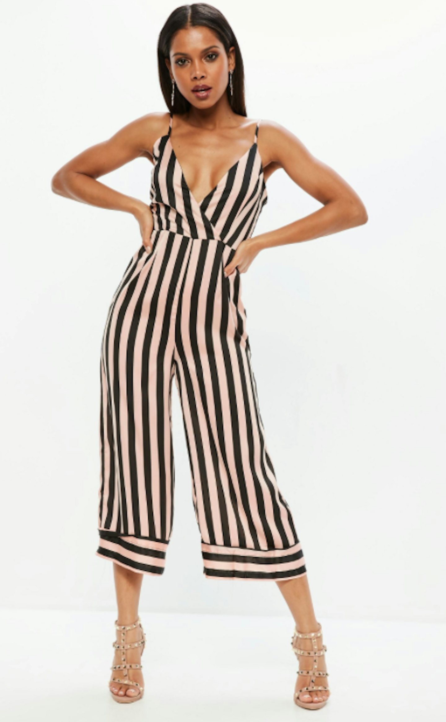 stripe jumpsuit highstreet