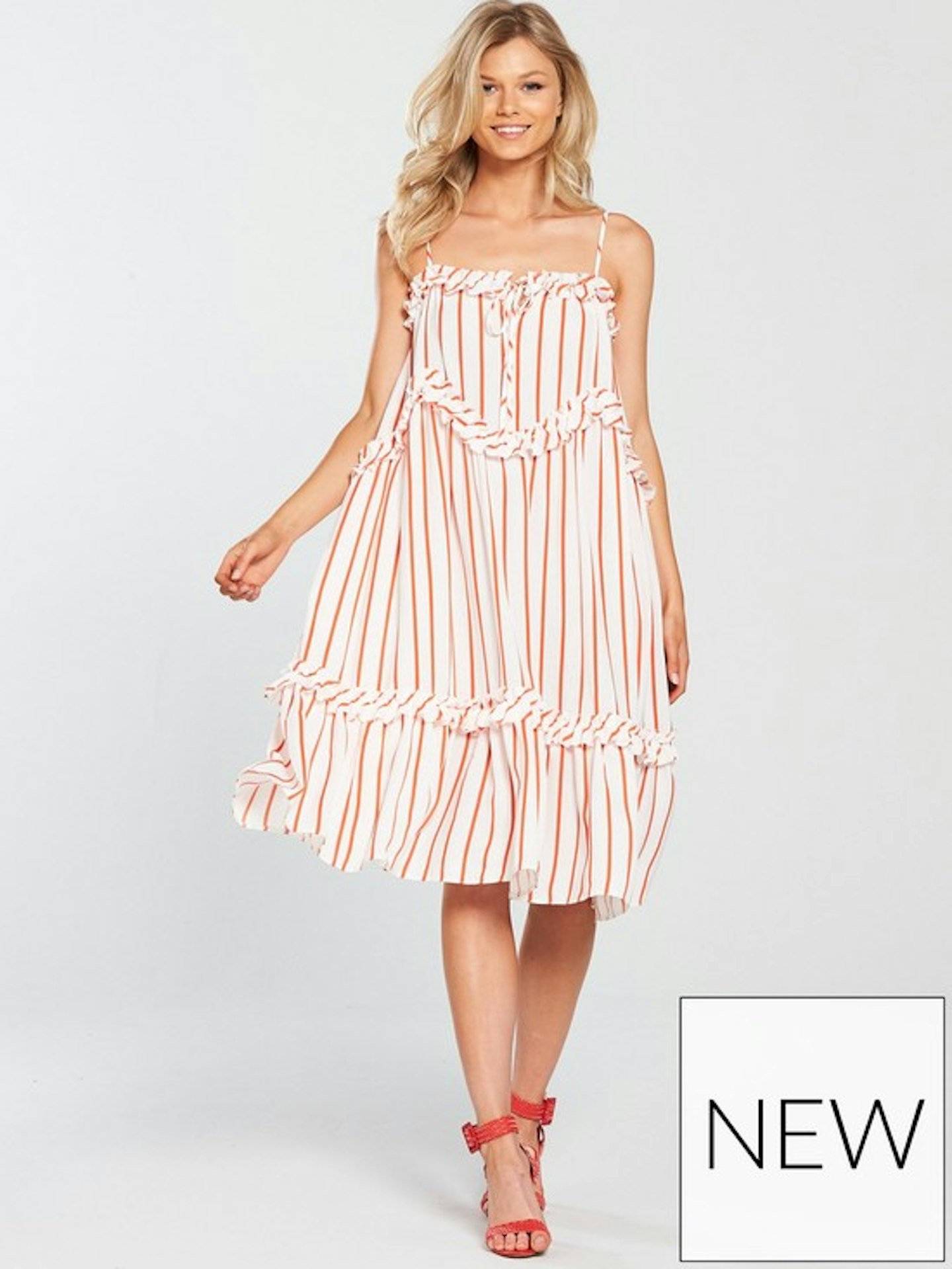 stripe dress rainbow