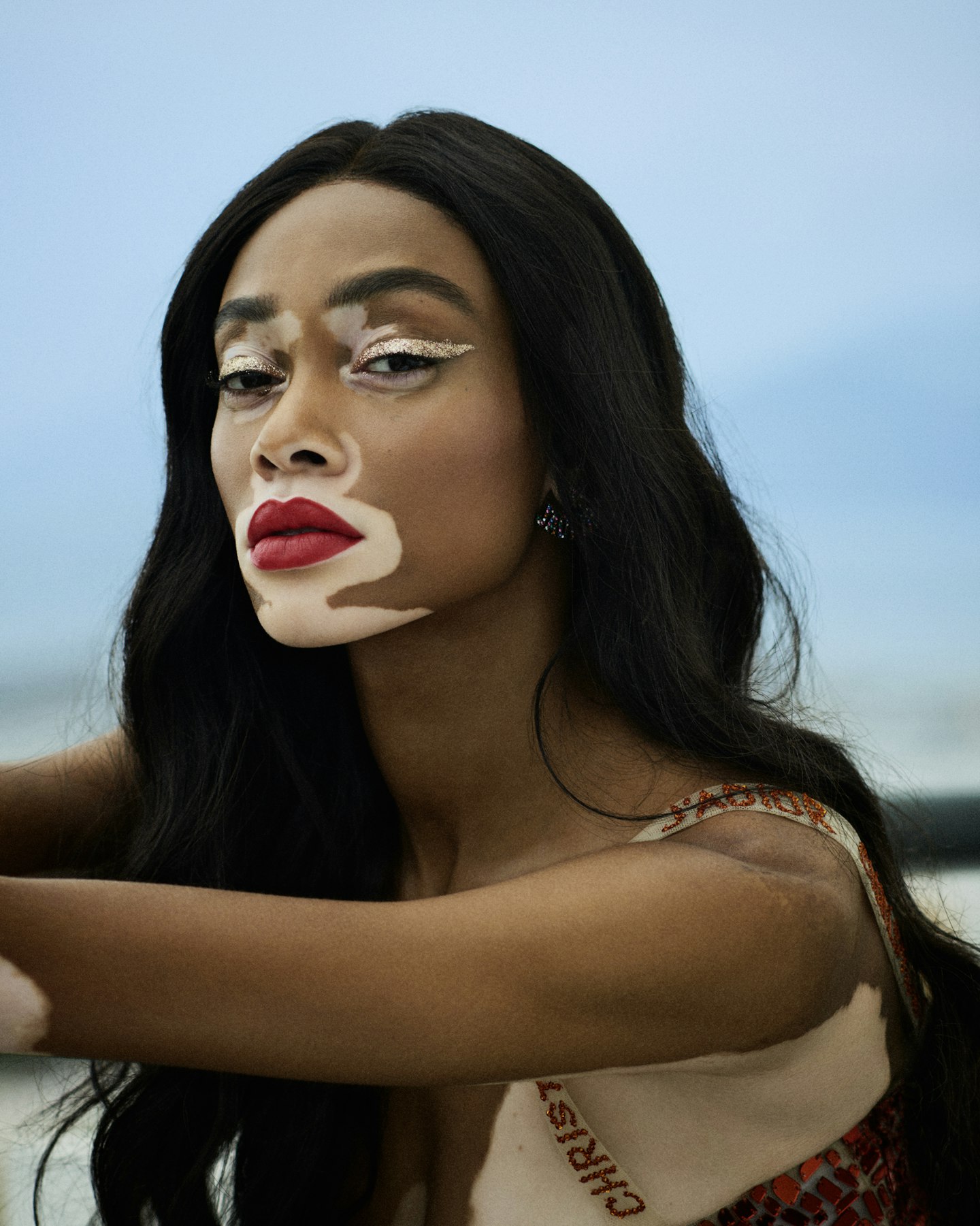 winnie harlow beauty makeup