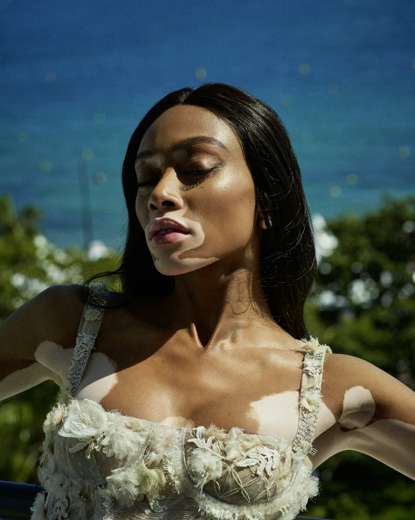 winnie harlow beauty makeup