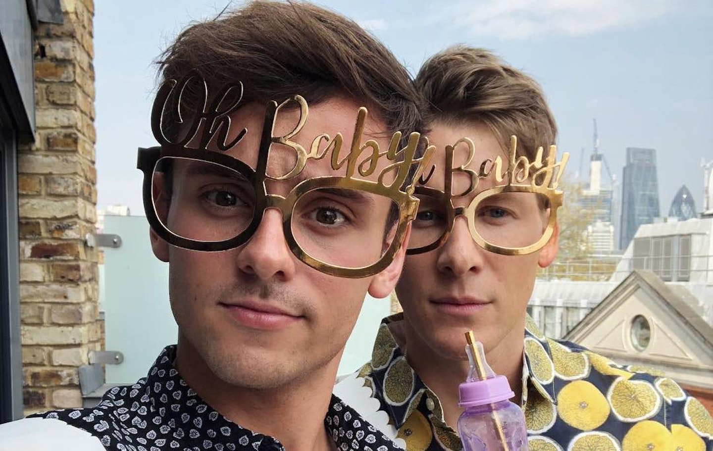 Tom Daley Dustin Lance Black baby shower