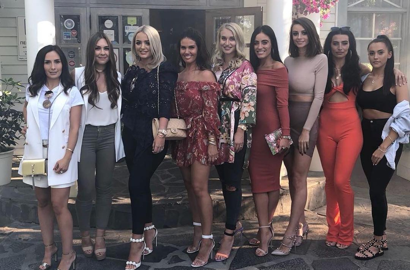 Rebekah and the England WAGs in Russia