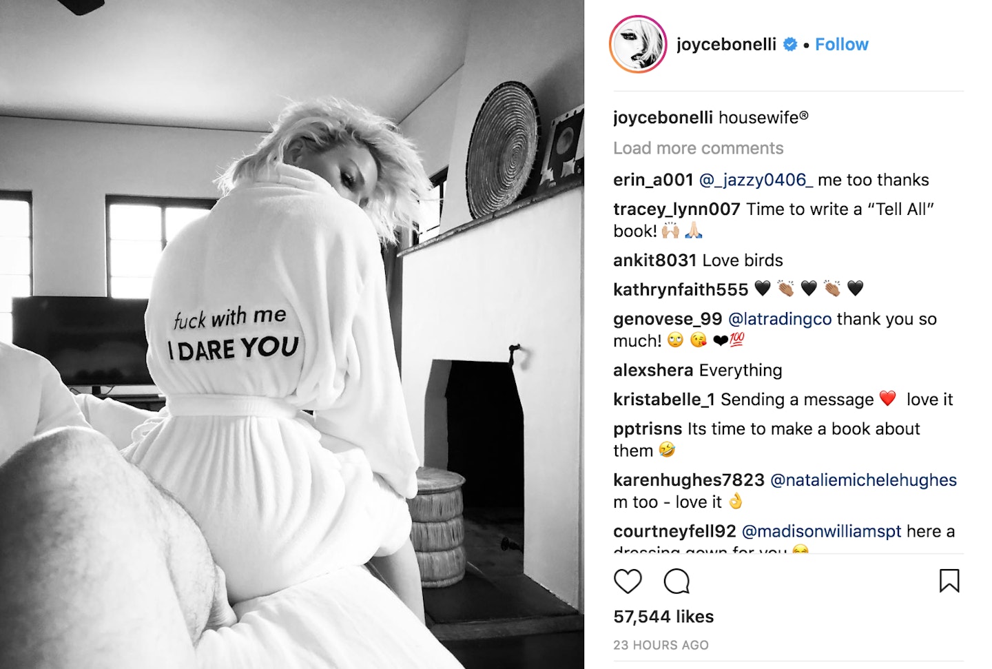 Joyce Bonelli Kardashian Instagram
