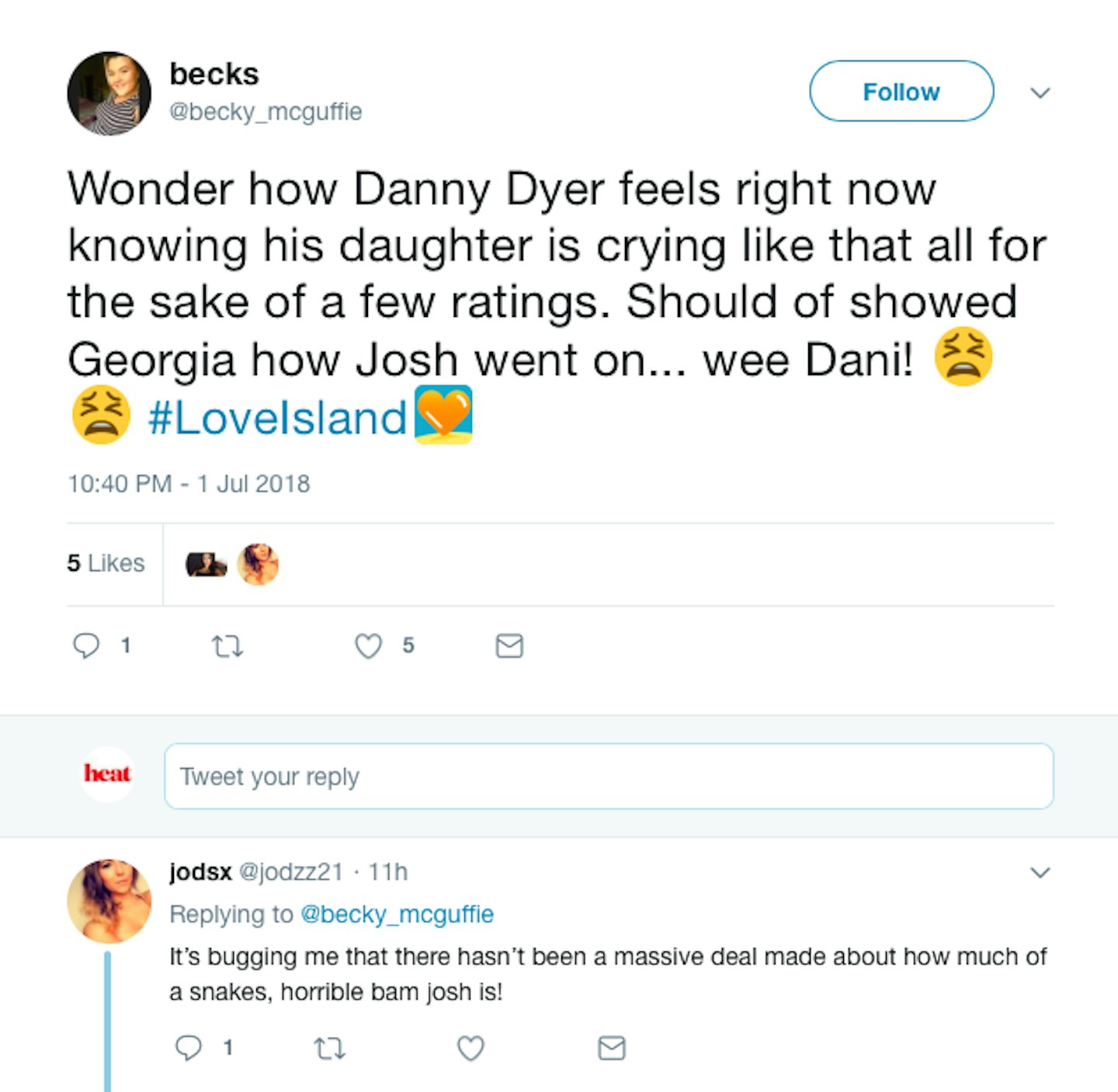 love island reaction 1