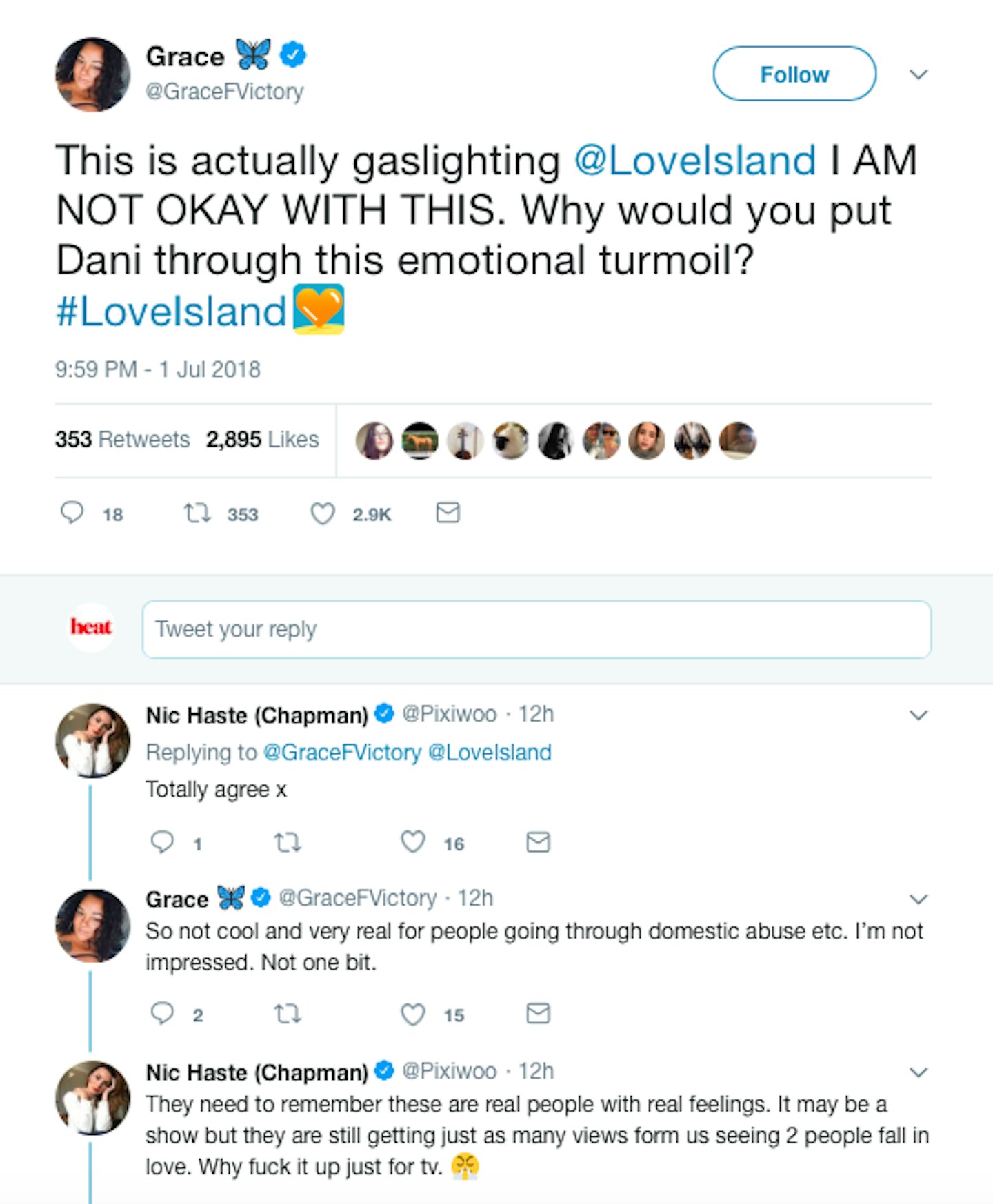love island reaction 10