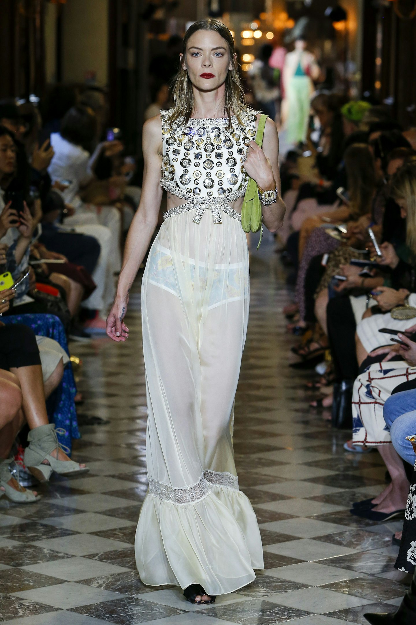 miu miu resort catwalk runway fashion celebrities