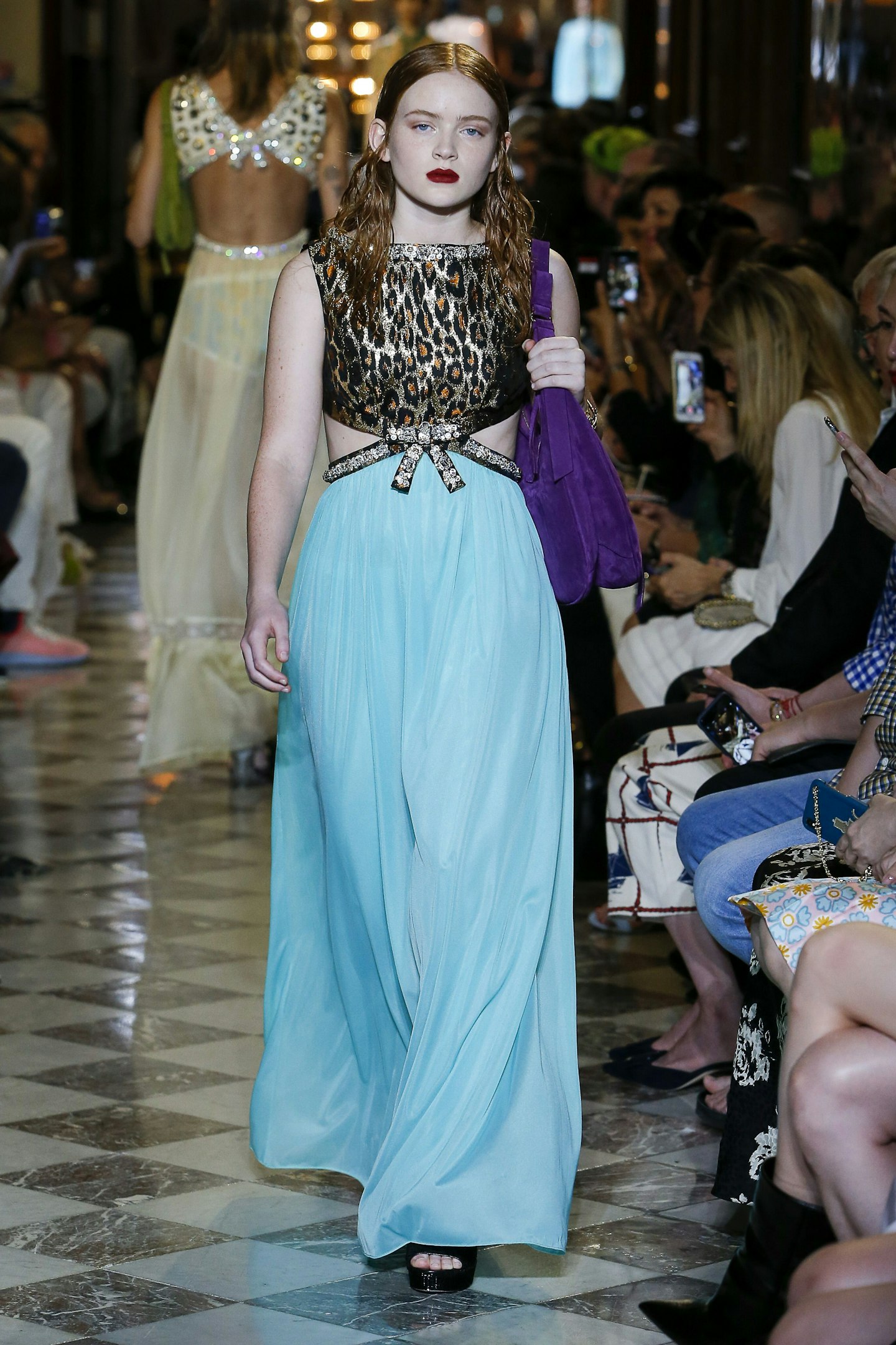 miu miu resort catwalk runway fashion celebrities