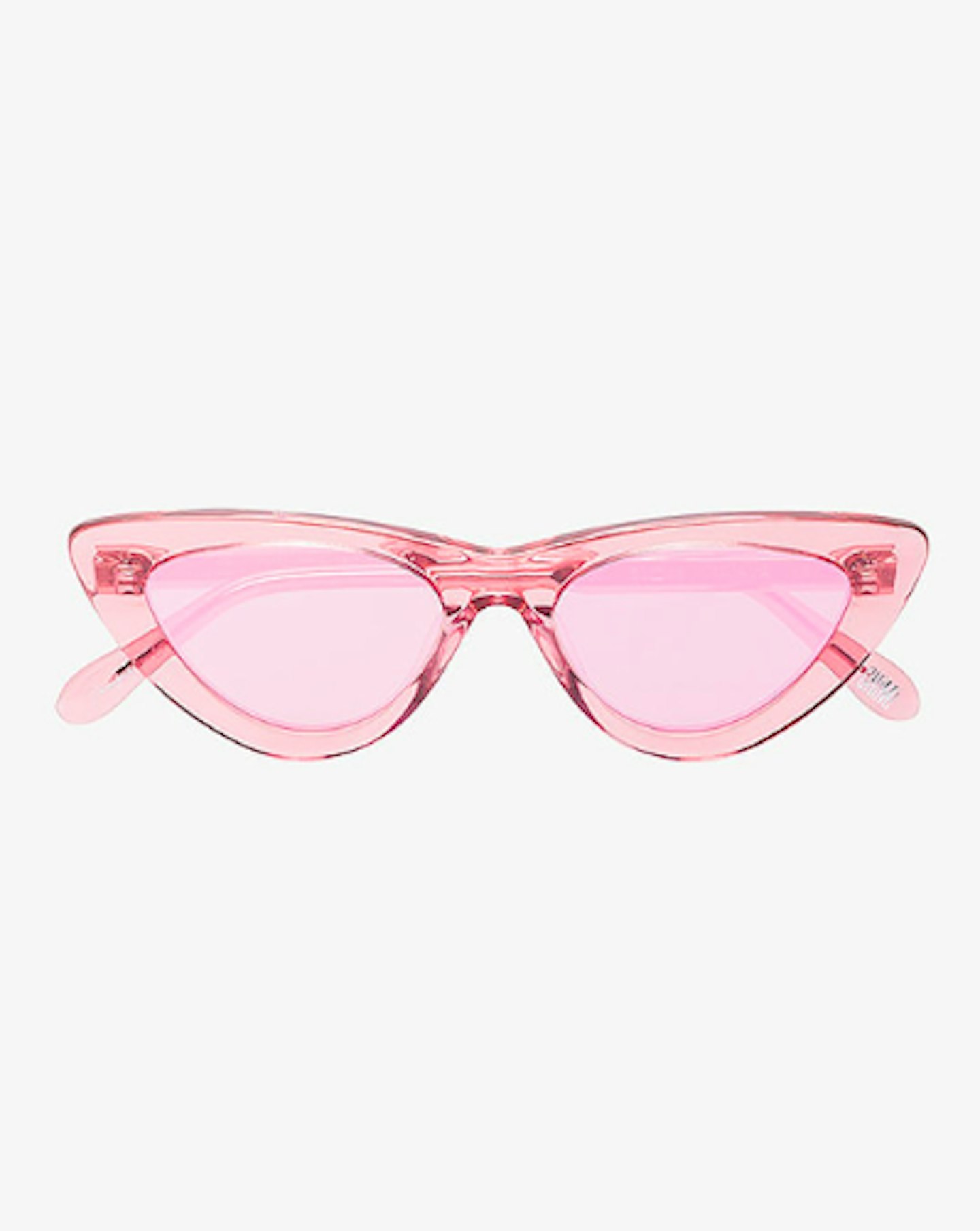 pink cat eye sunglasses neon
