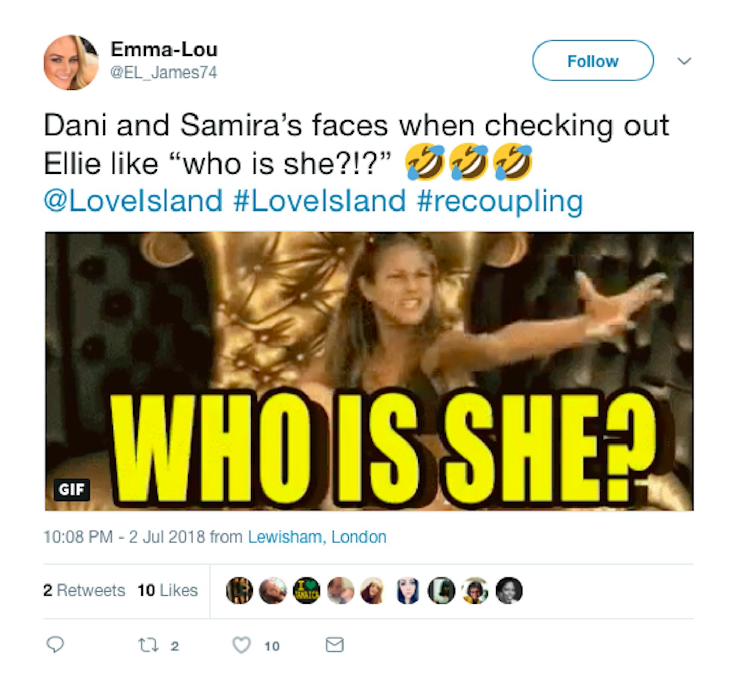 love island twitter screen shot