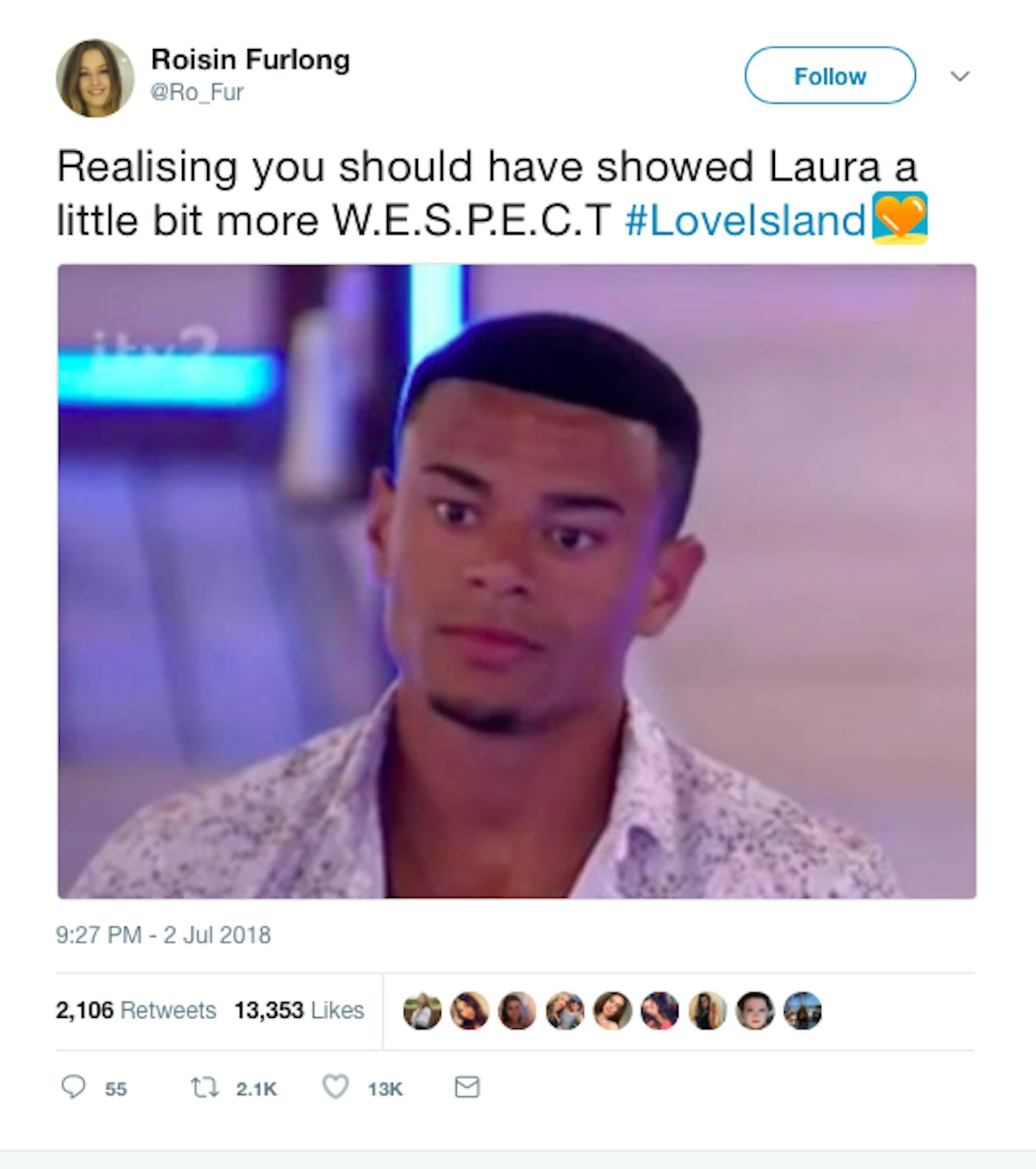 love island twitter screen shot