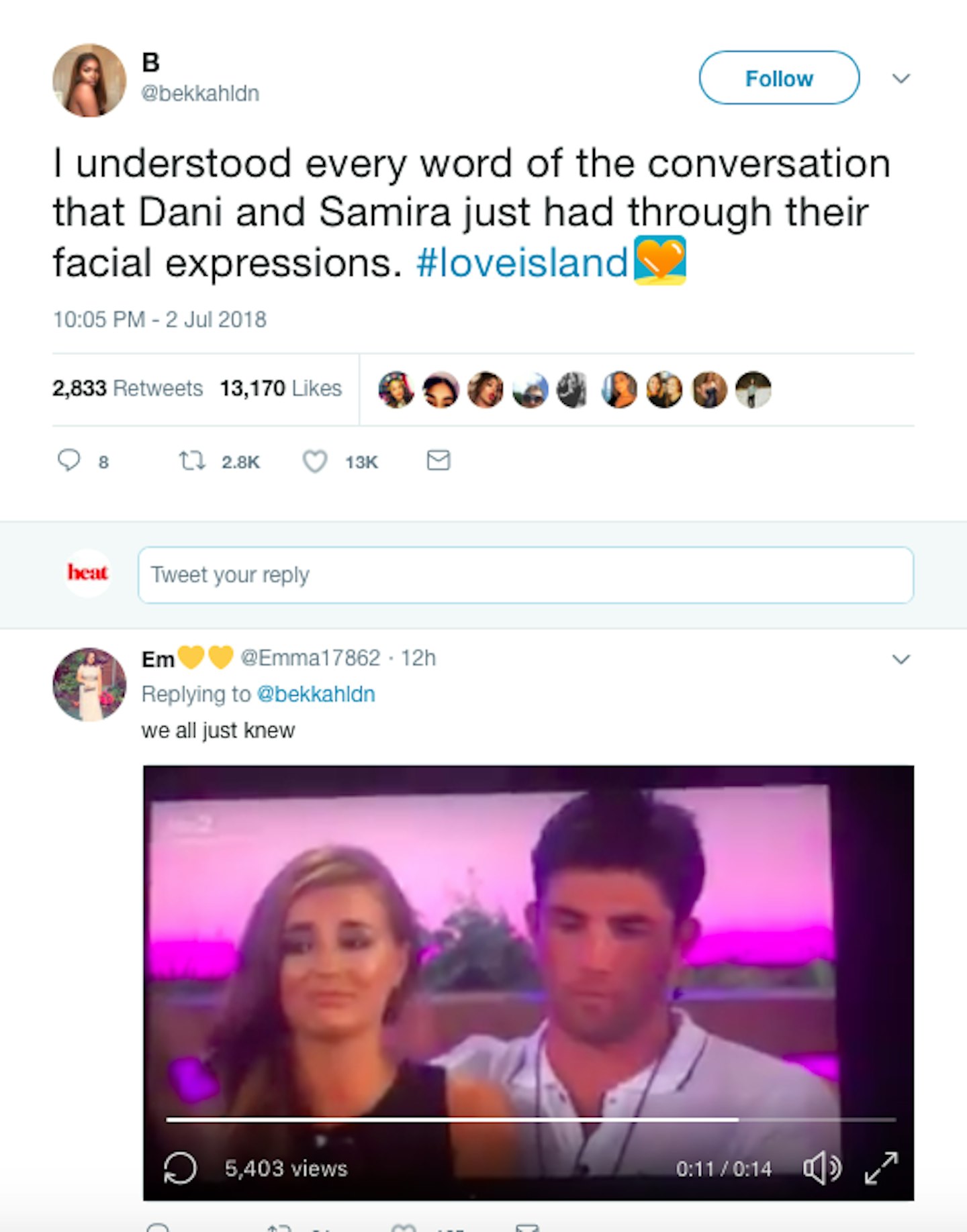 love island twitter screen shot