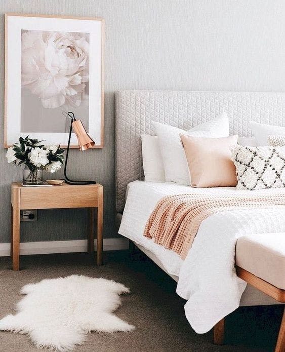Rose Gold In The Bedroom 