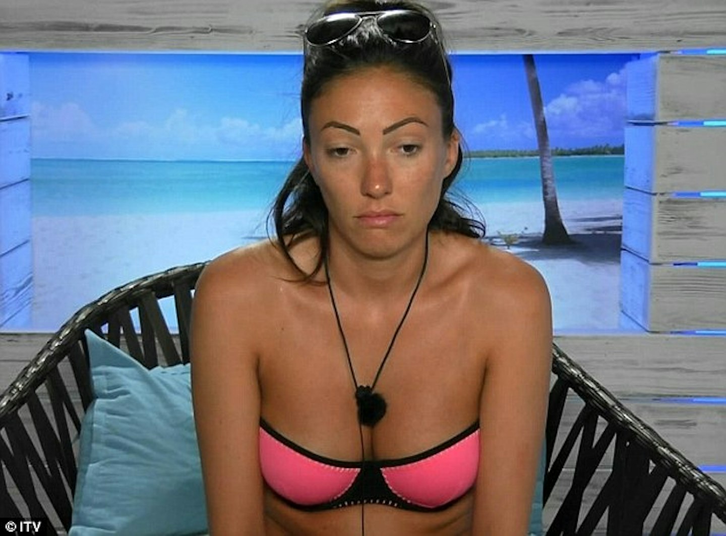 Sophie Gradon leaves the villa