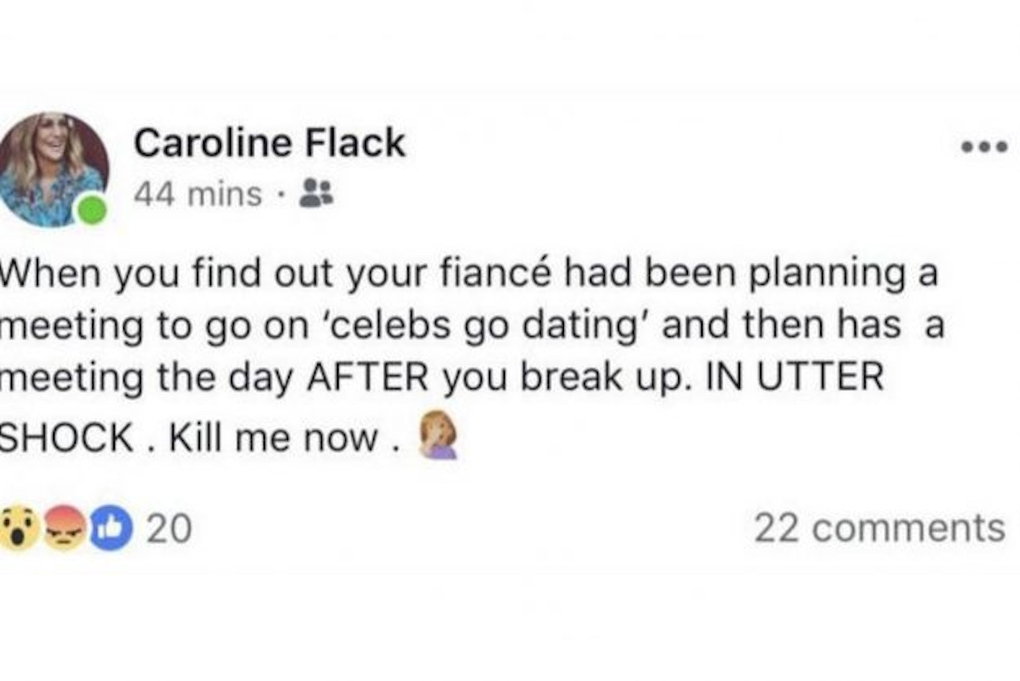 Caroline Flack split
