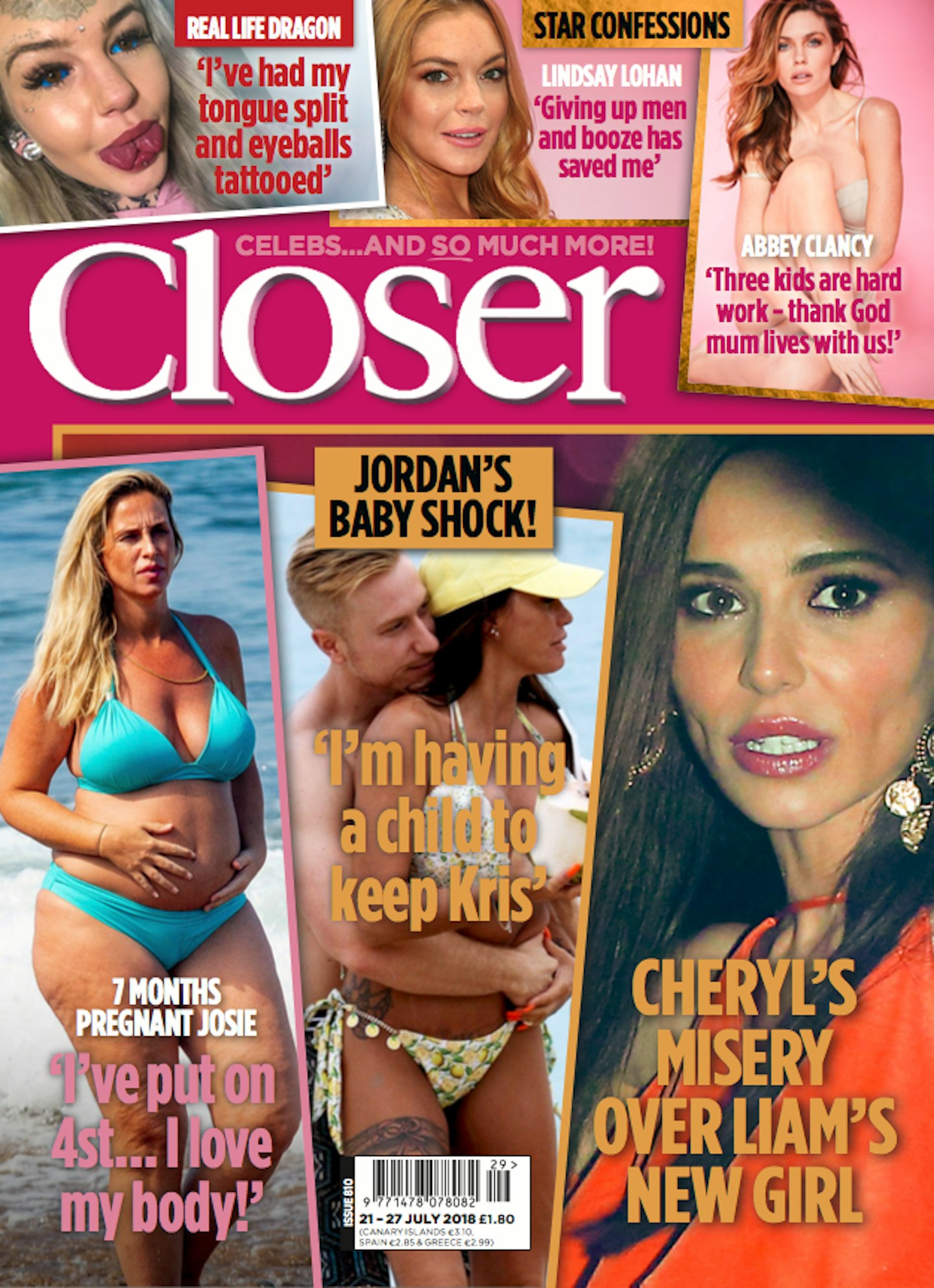 Closer magazine issue 810 July 2018