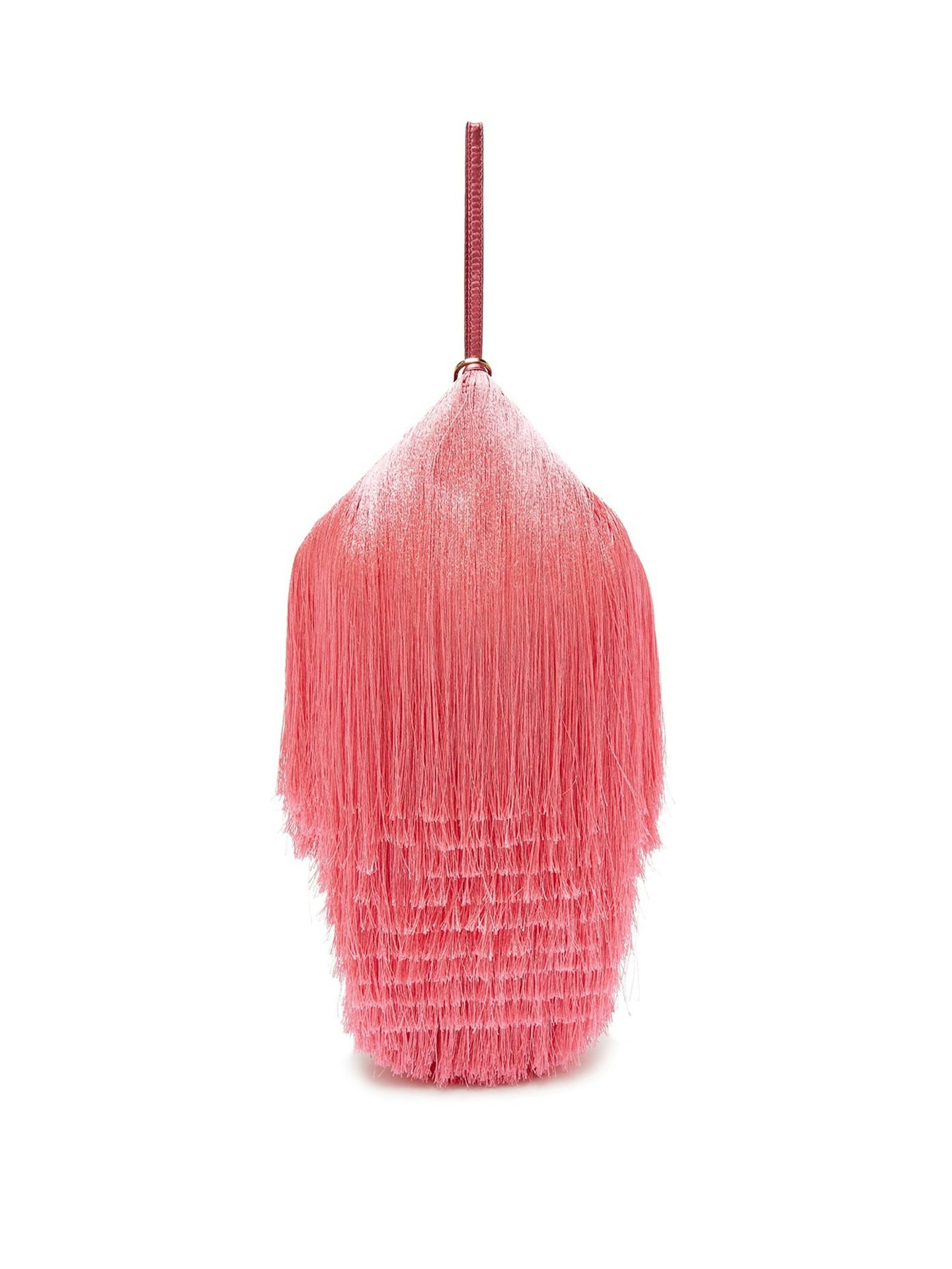 fringed tassel evening bag