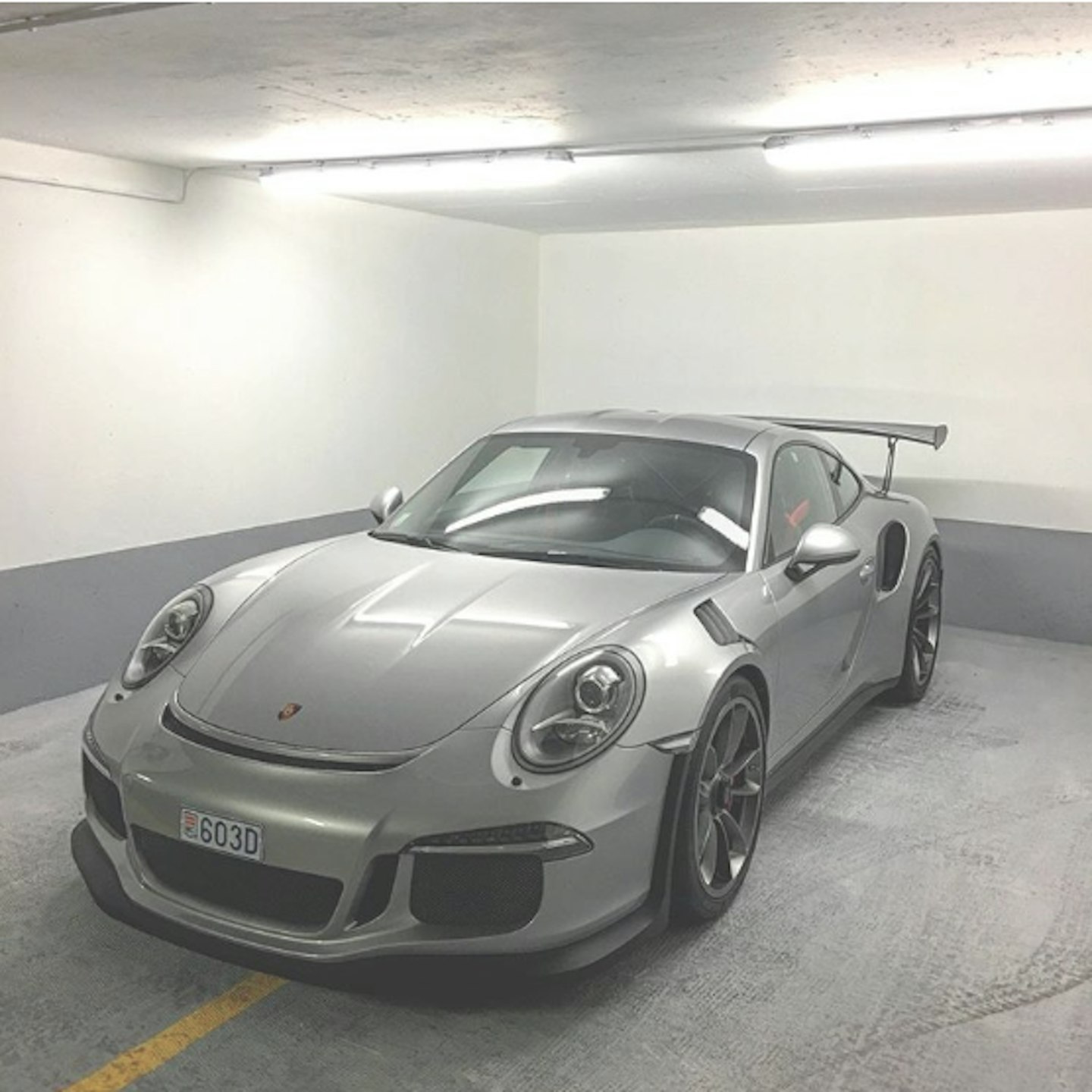 Silver Porsche - Monaco