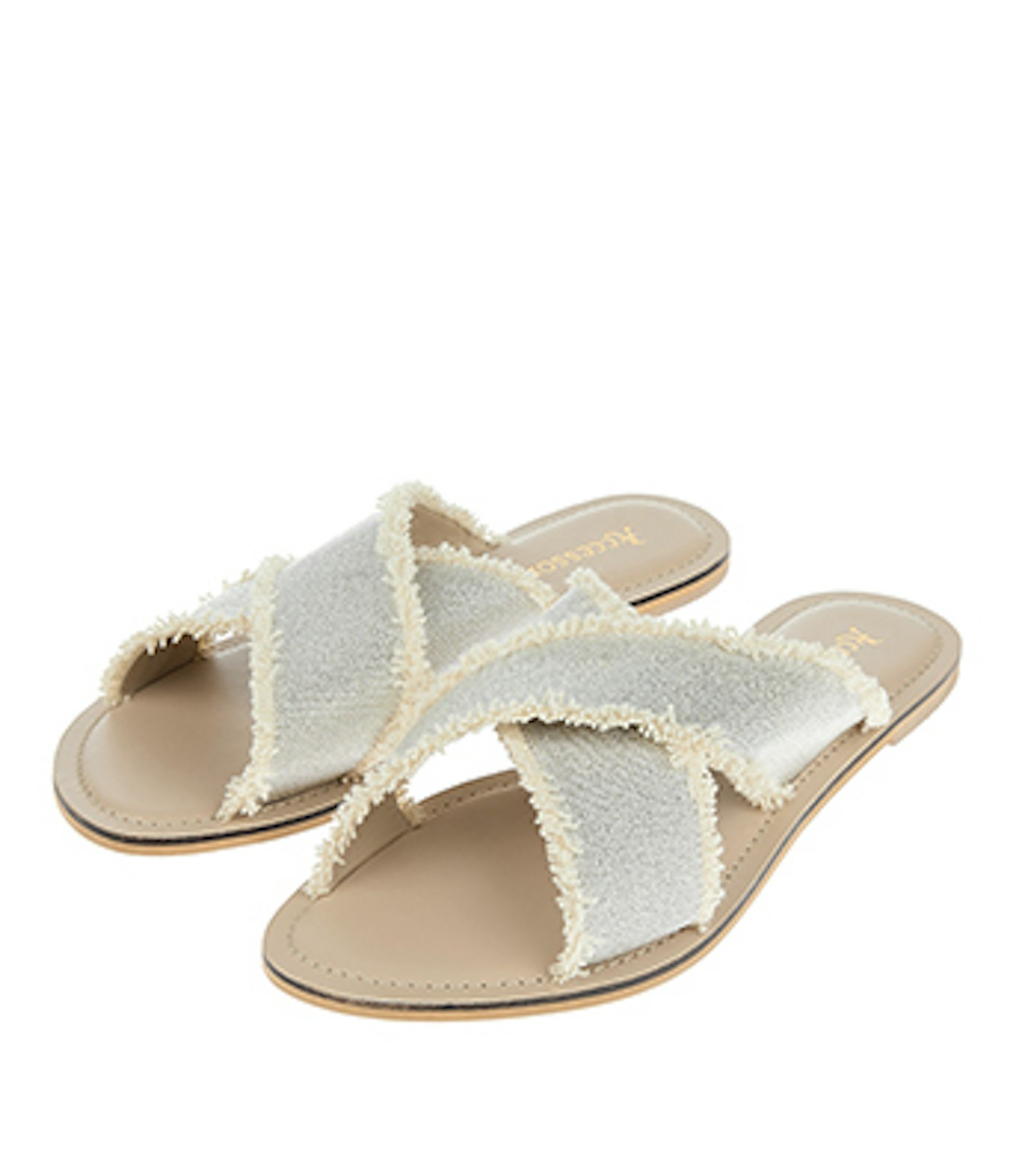 frayed sliders accessorize