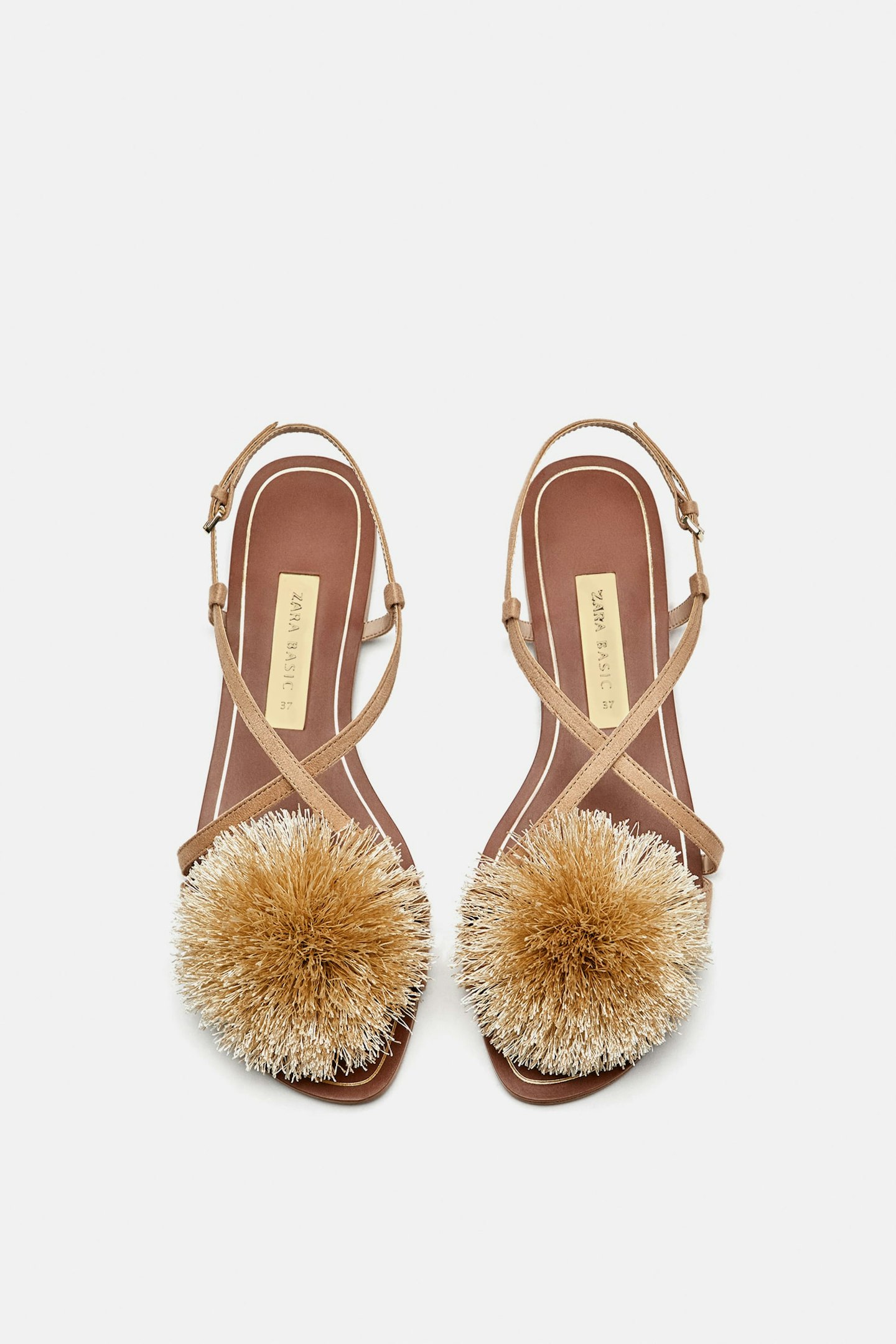 pom pom sandals