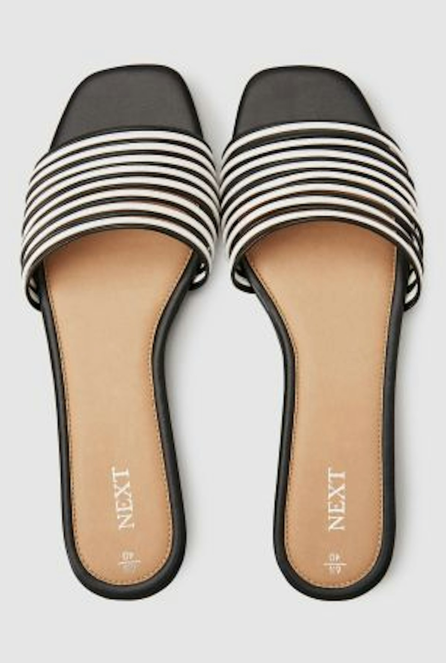 mini mules next black white