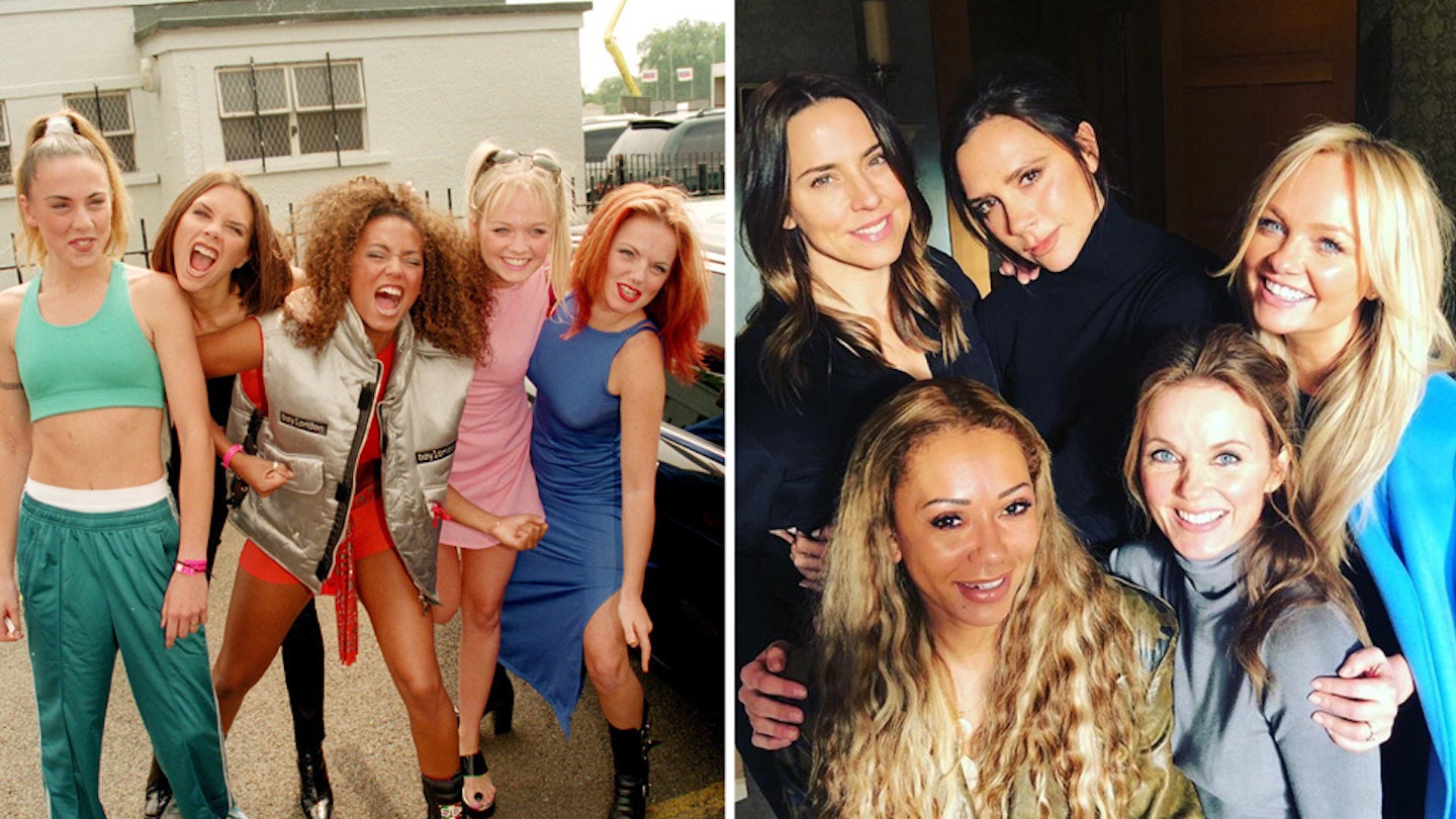 The Spice Girls through the years