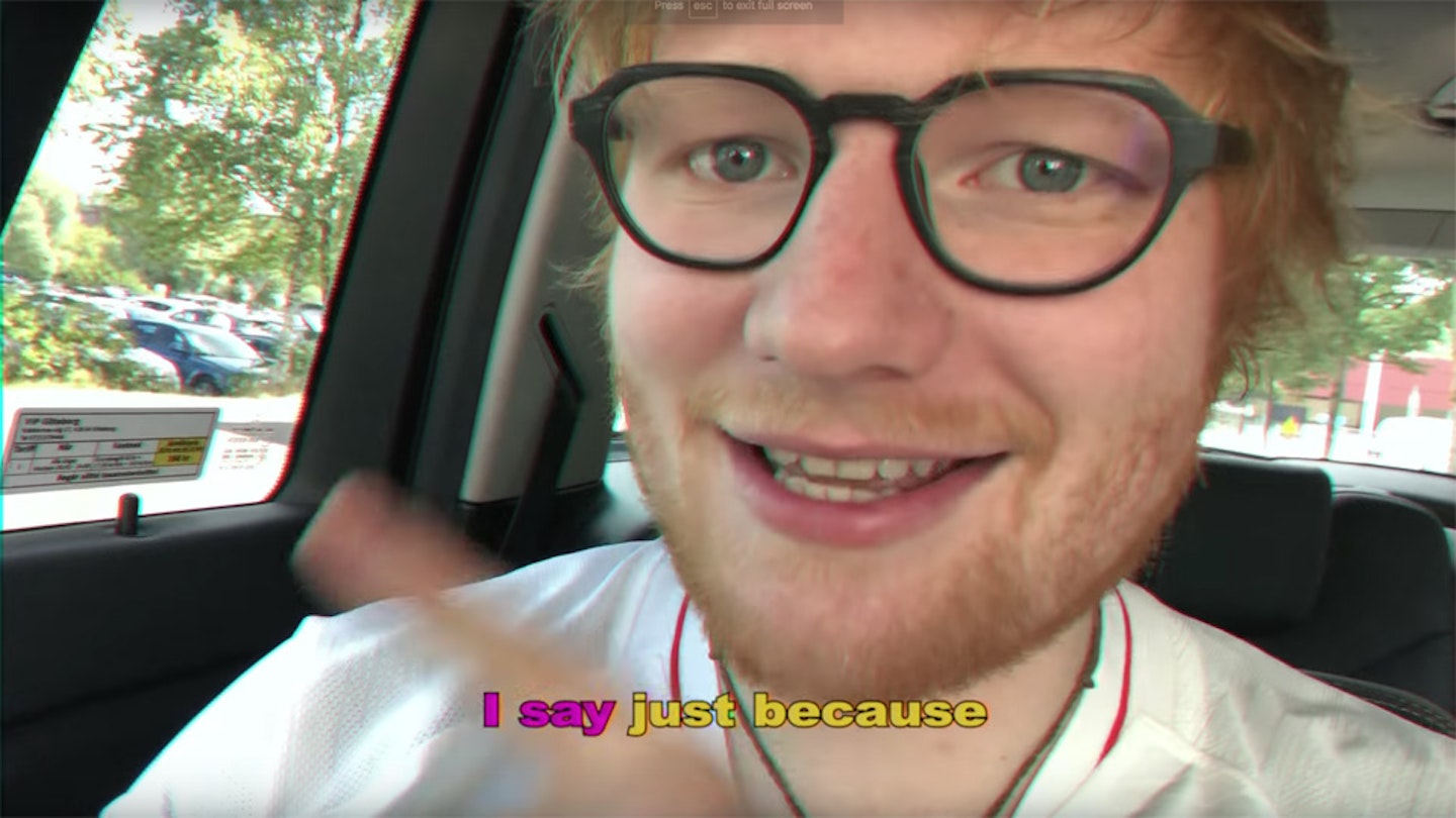 Ed Sheeran in Boyzone video