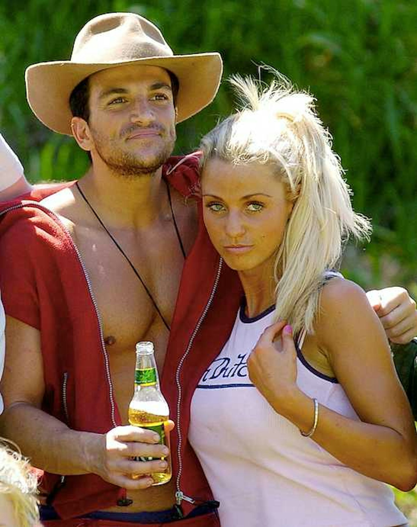 Katie Price and Peter Andre I'm A Celebrity 2004