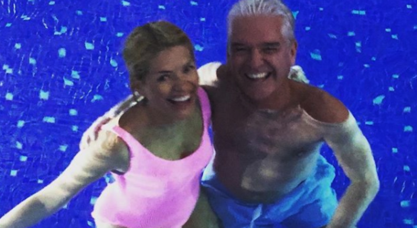Holly Willoughby swimming costume