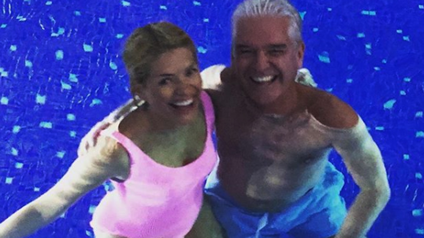 Holly Willoughby swimming costume