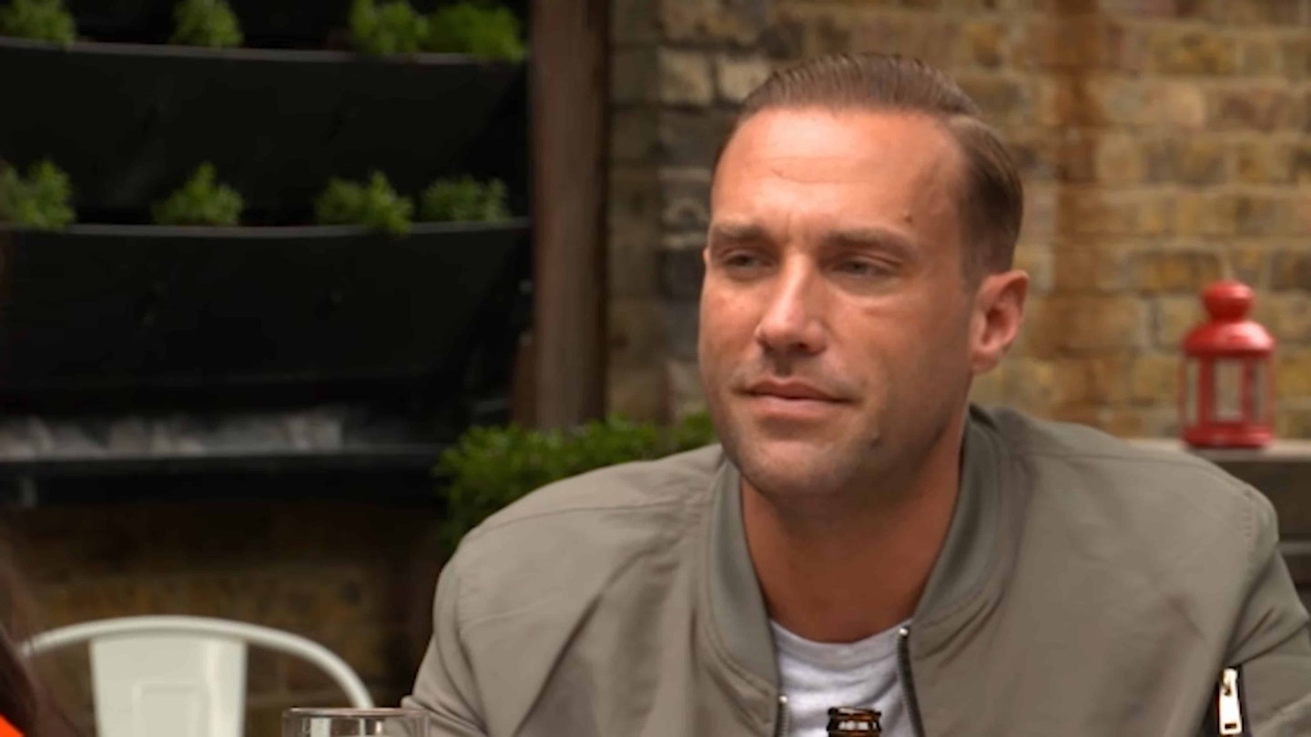 Calum Best stands his date up
