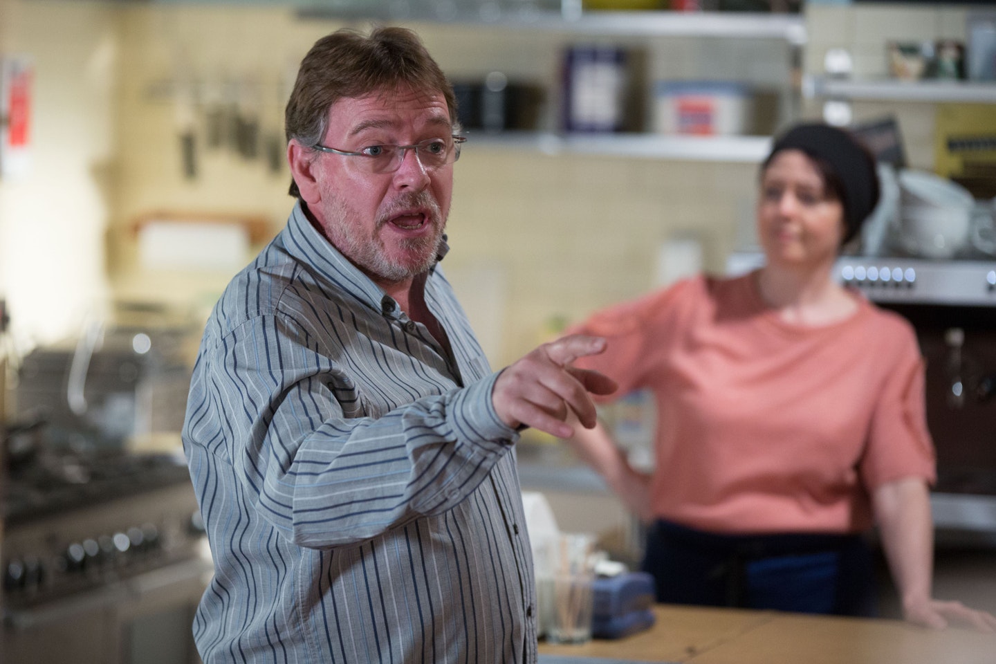 Ian Beale stressed
