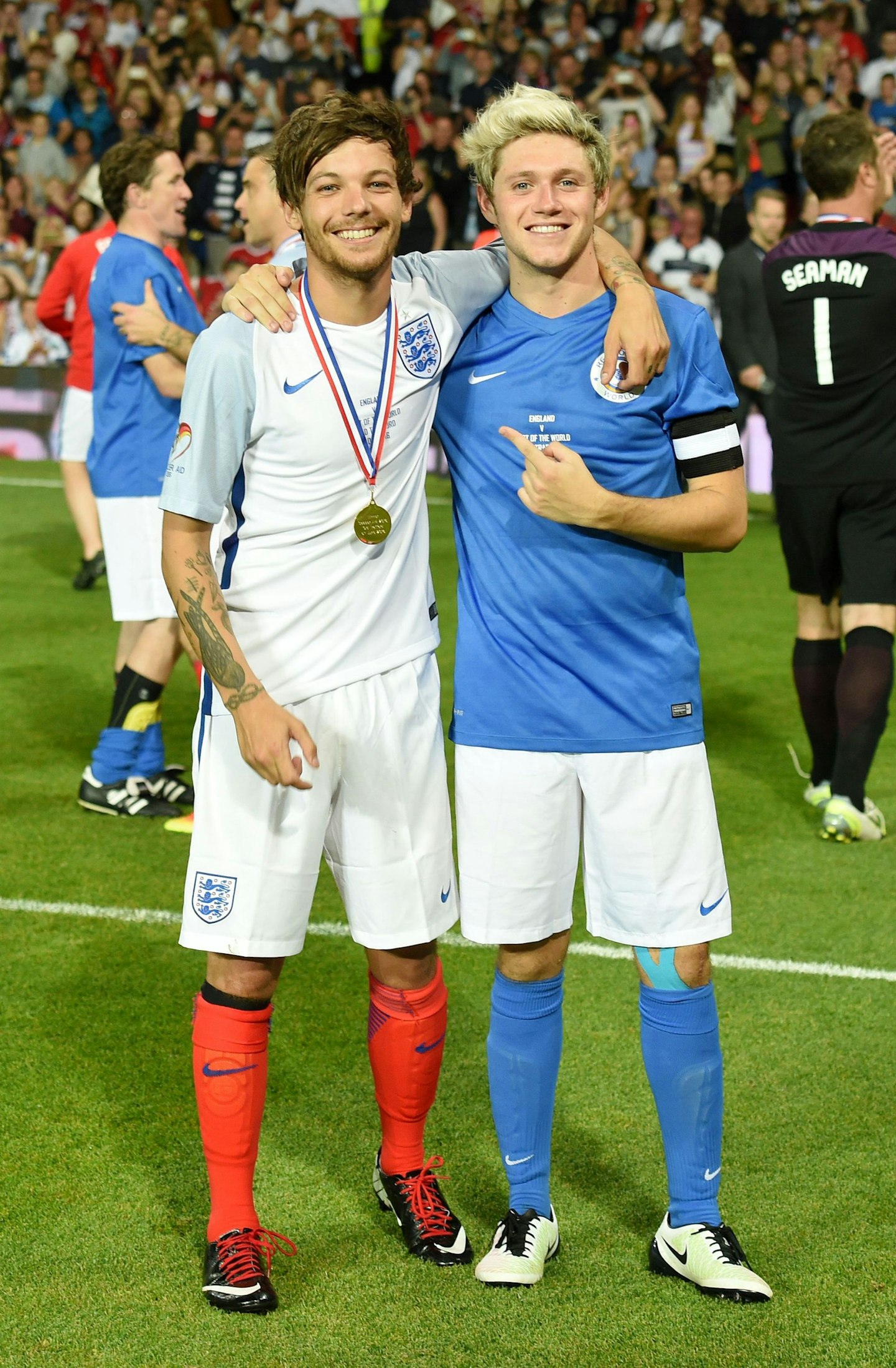 Louis Tomlinson and Niall Horan