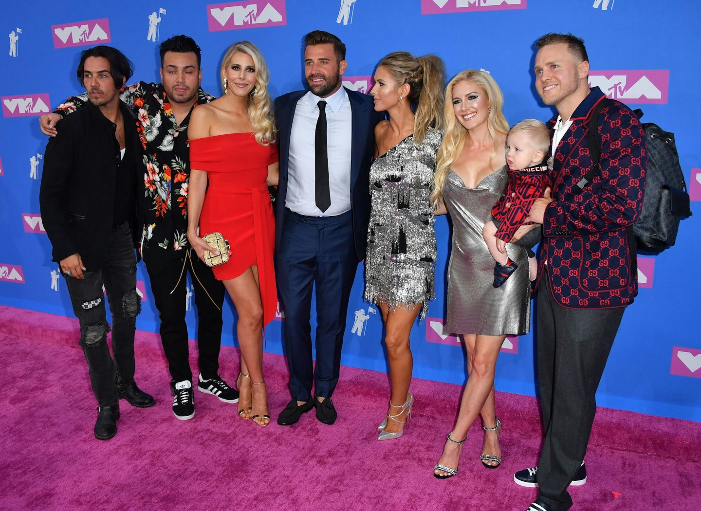 The cast of The Hills at the 2018 MTV VMAs