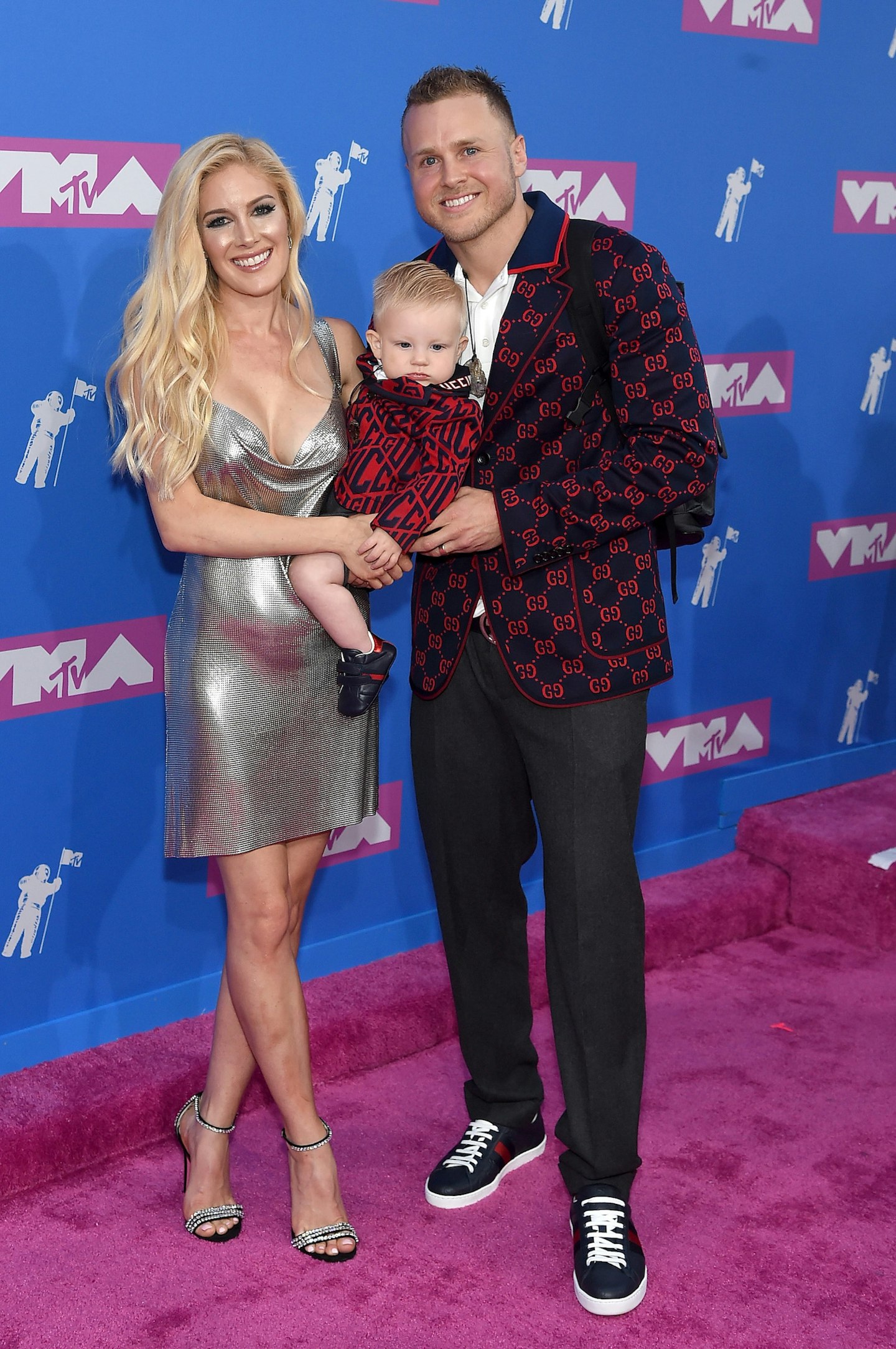 Heidi, Gunnar and Spencer Pratt attend the 2018 MTV VMAs