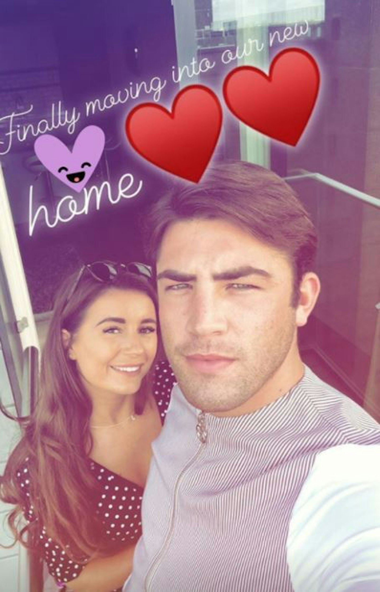 Dani and Jack show off their new flat