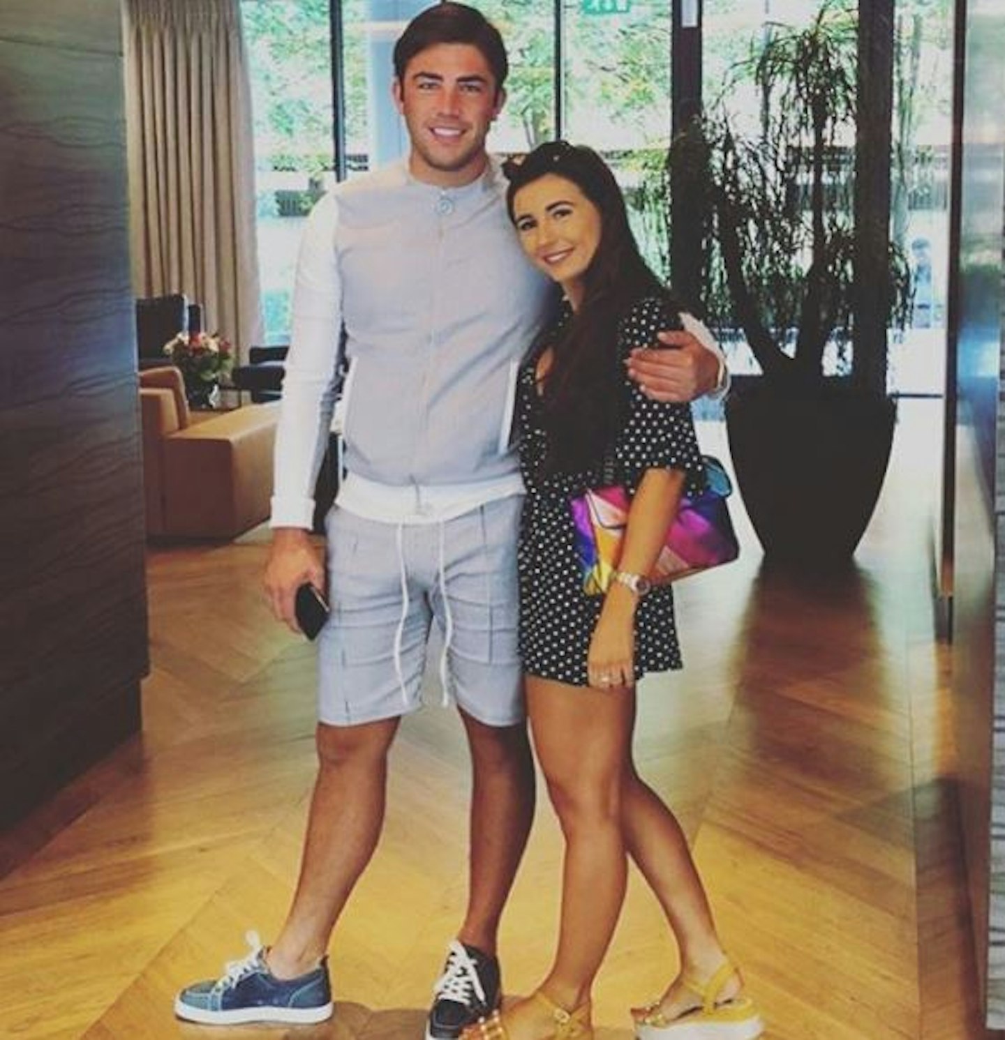 Dani and Jack show off their new flat