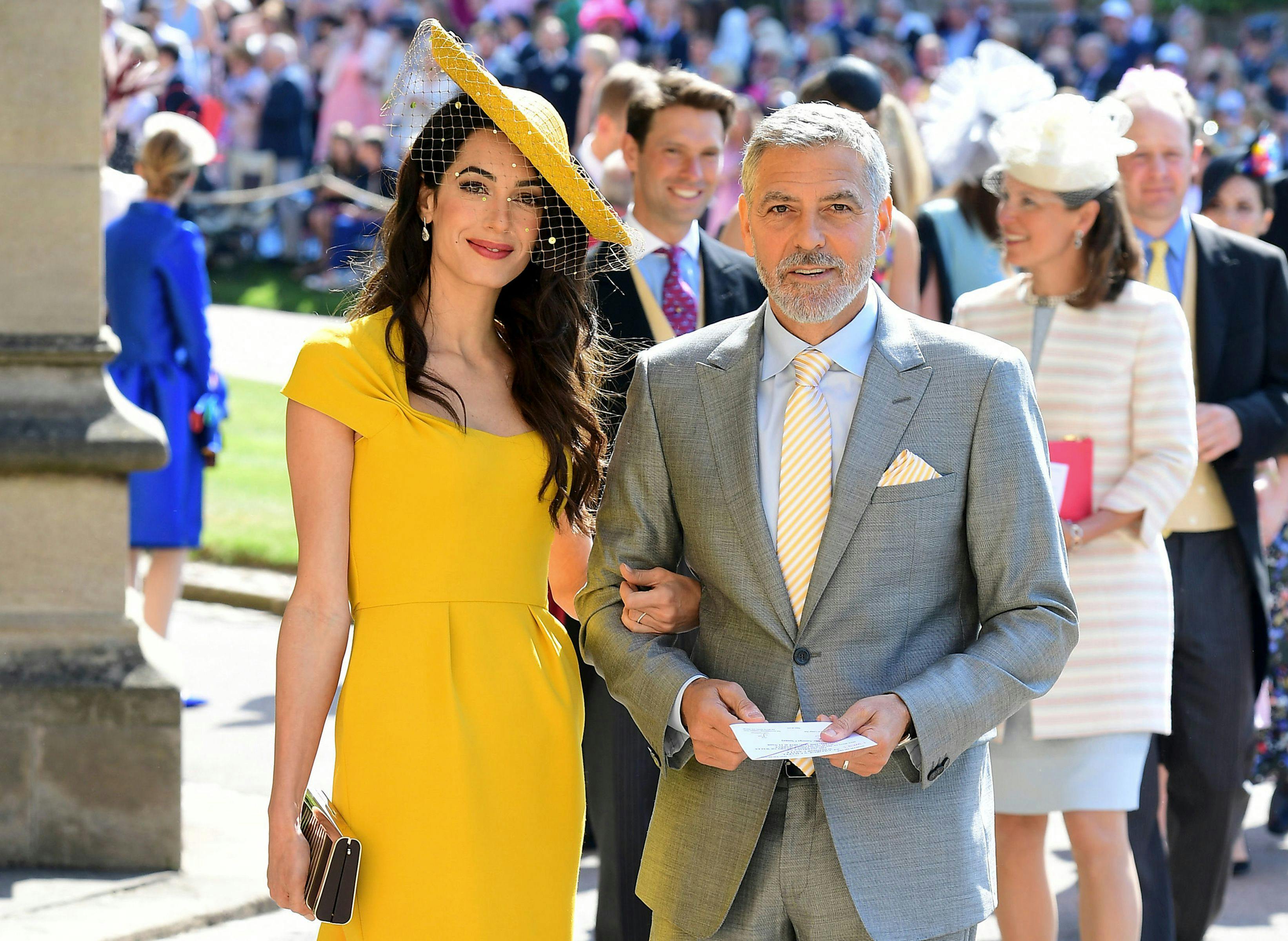 Amal clooney dress royal wedding best sale