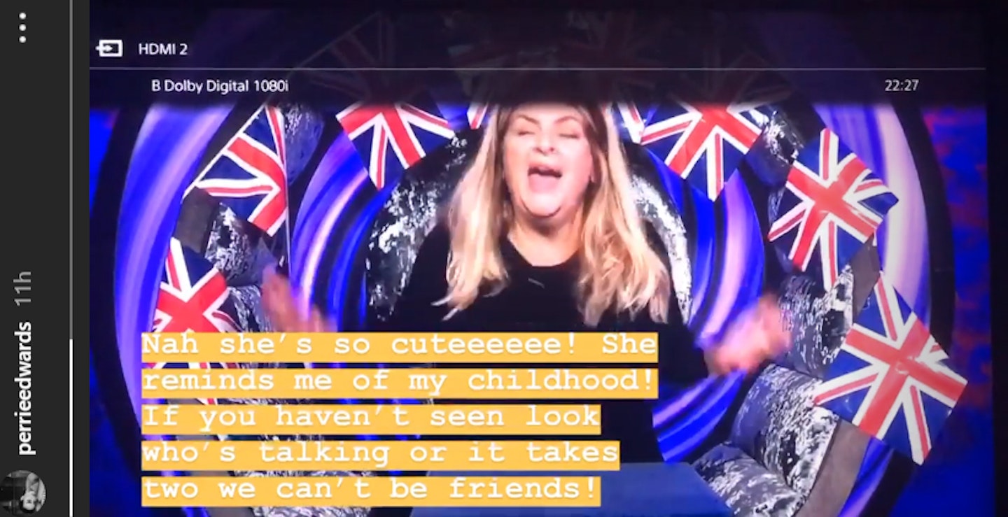 Perrie Edwards says CBB star Kirstie Alley is 'so cute'