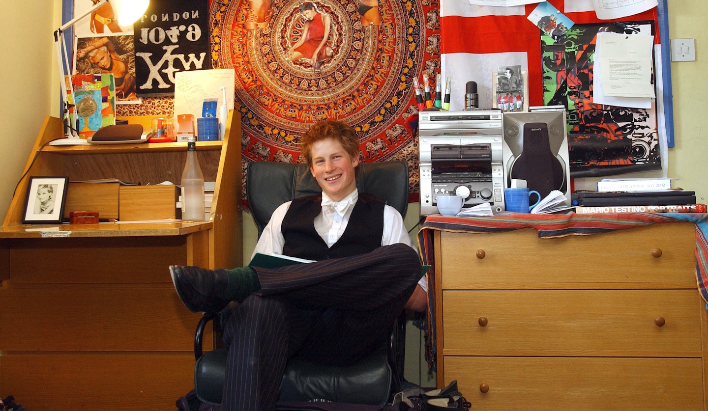 Prince Harry's Eton Bedroom