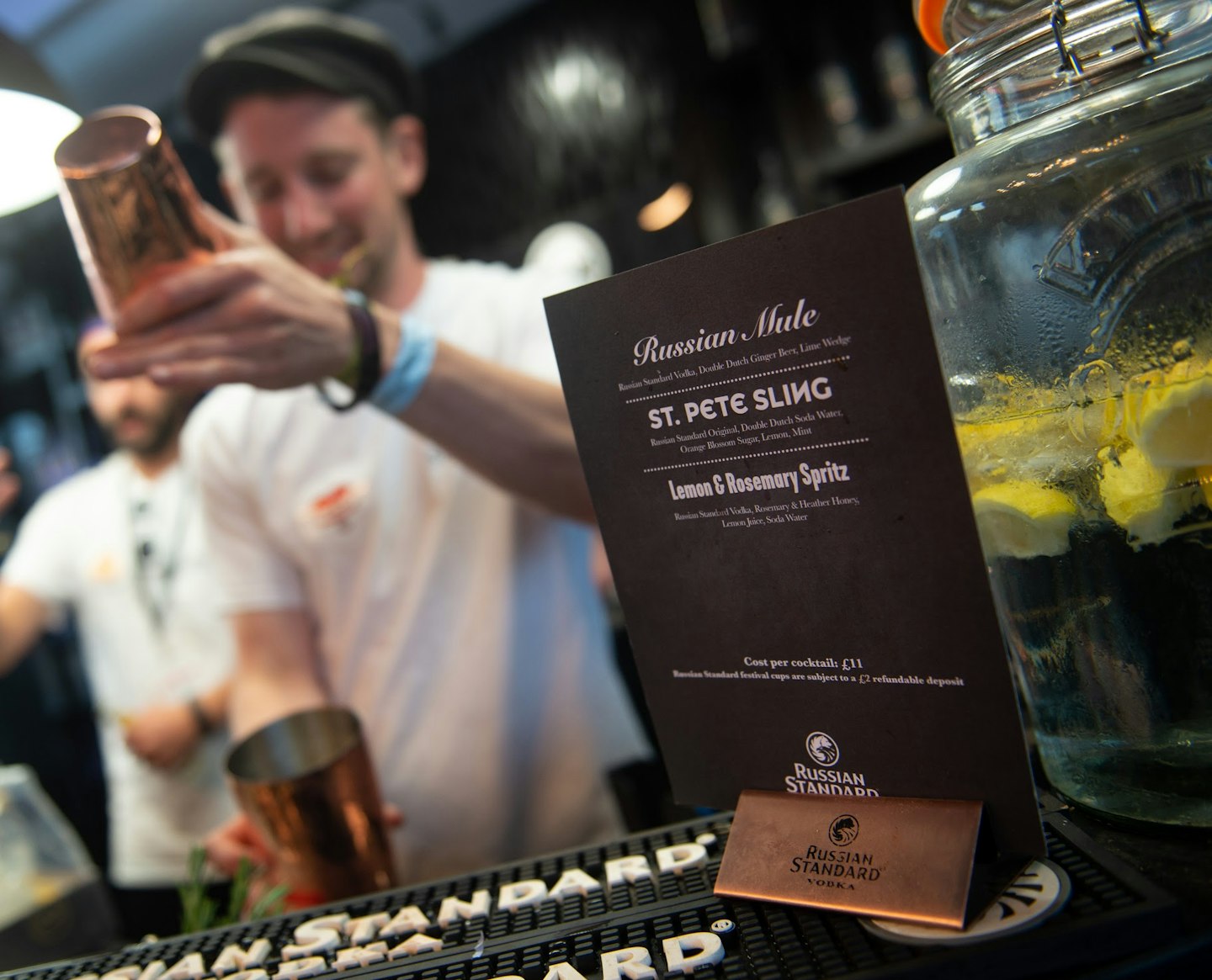 Russian Standard Vodka tent at Latitude