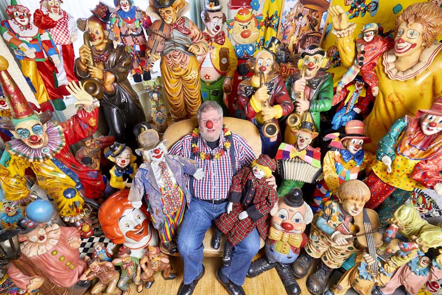 Largest collection of clown-related items