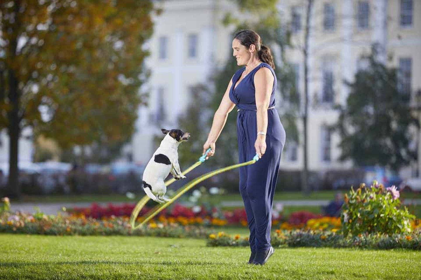 Most skips by a dog and person in one minute – single rope