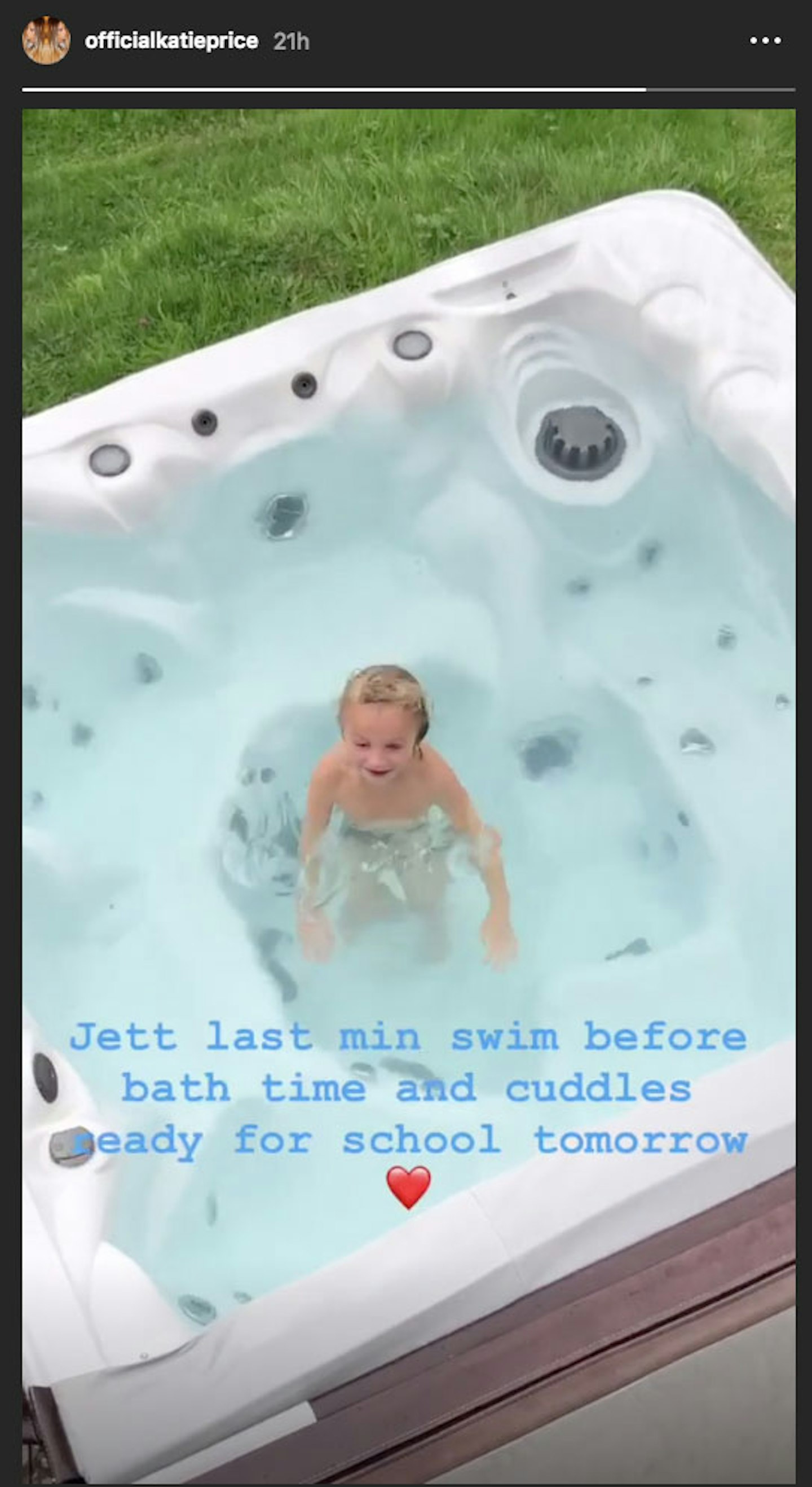 Katie Price Instagram Story