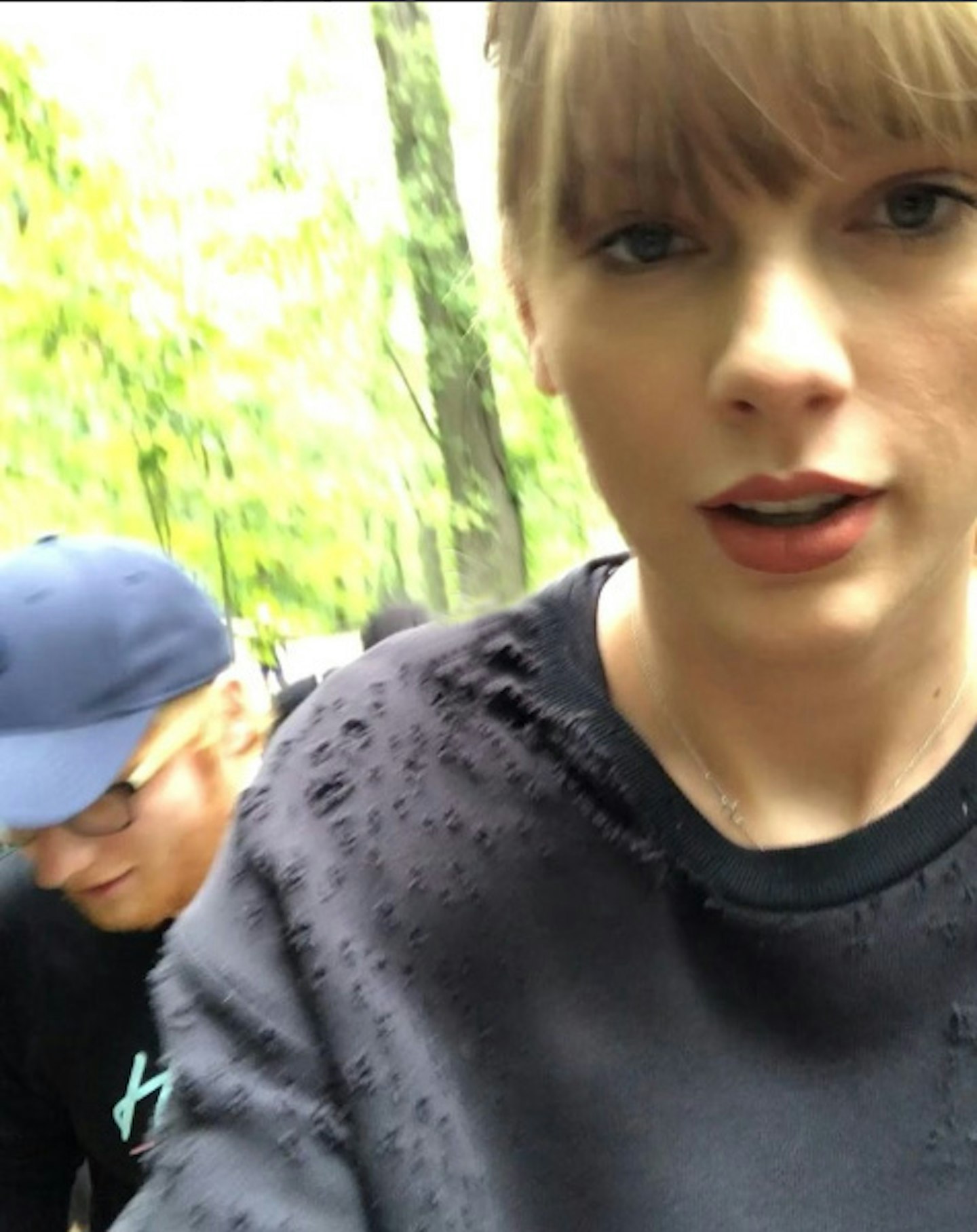 Taylor Swift and Ed Sheeran