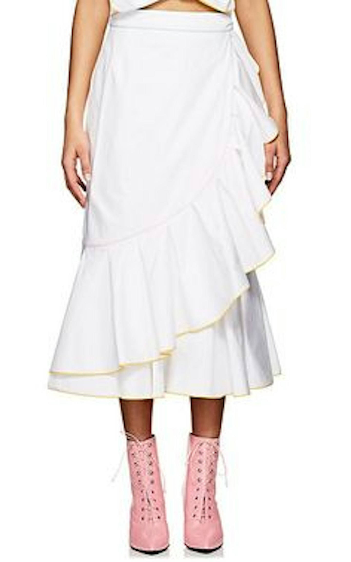 Marianna Senchina white skirt