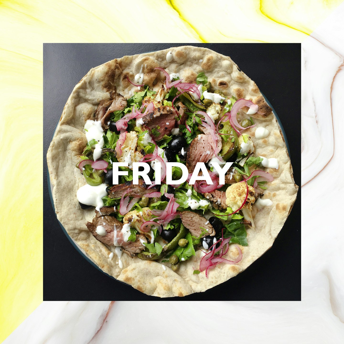 Friday – Middle Eastern Lamb Flatbreads, 30 mins 