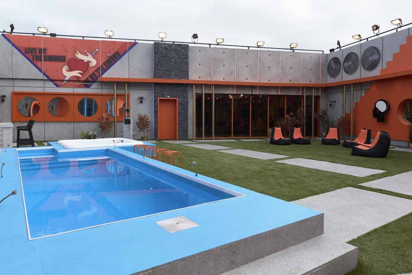 Big Brother house - Garden