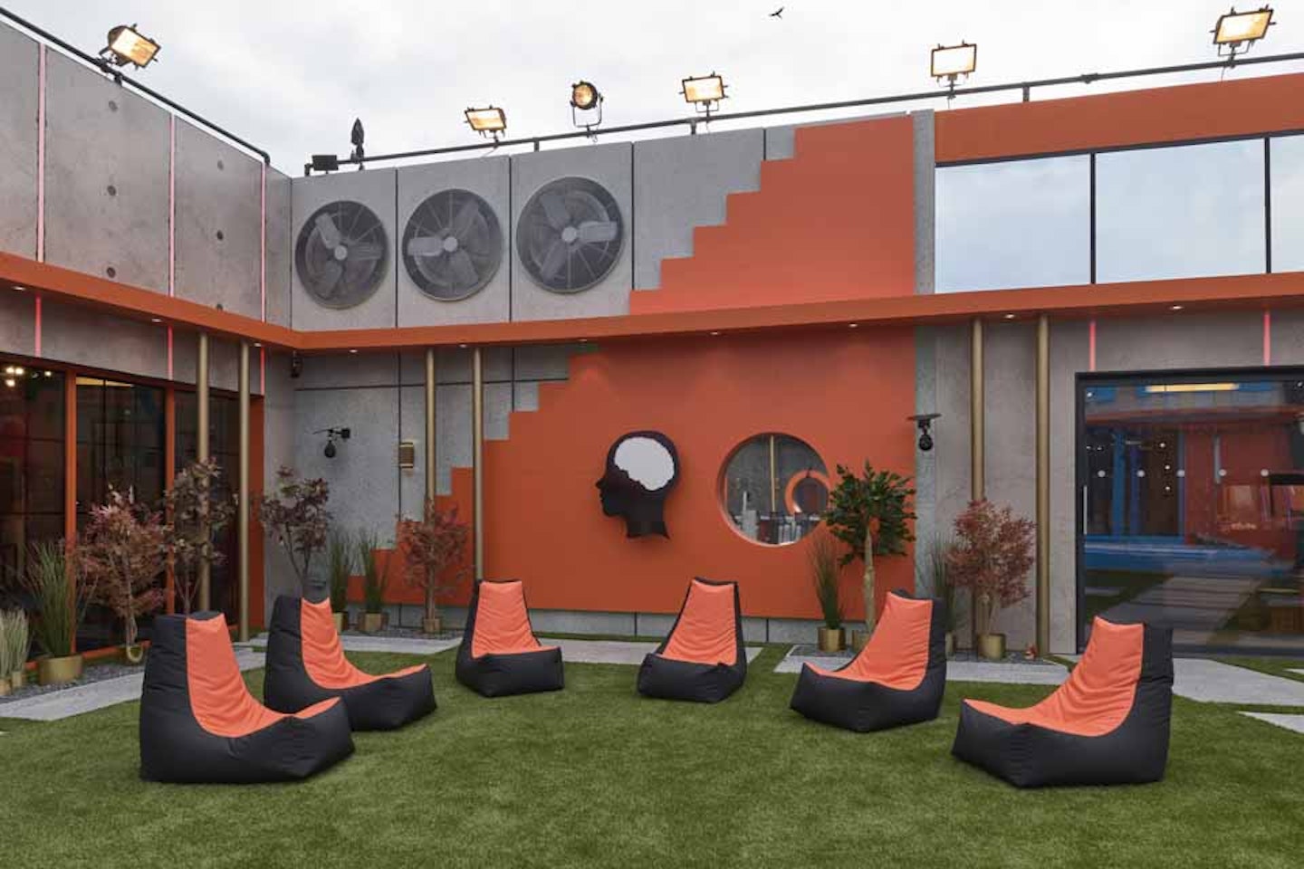 Big Brother house - Garden