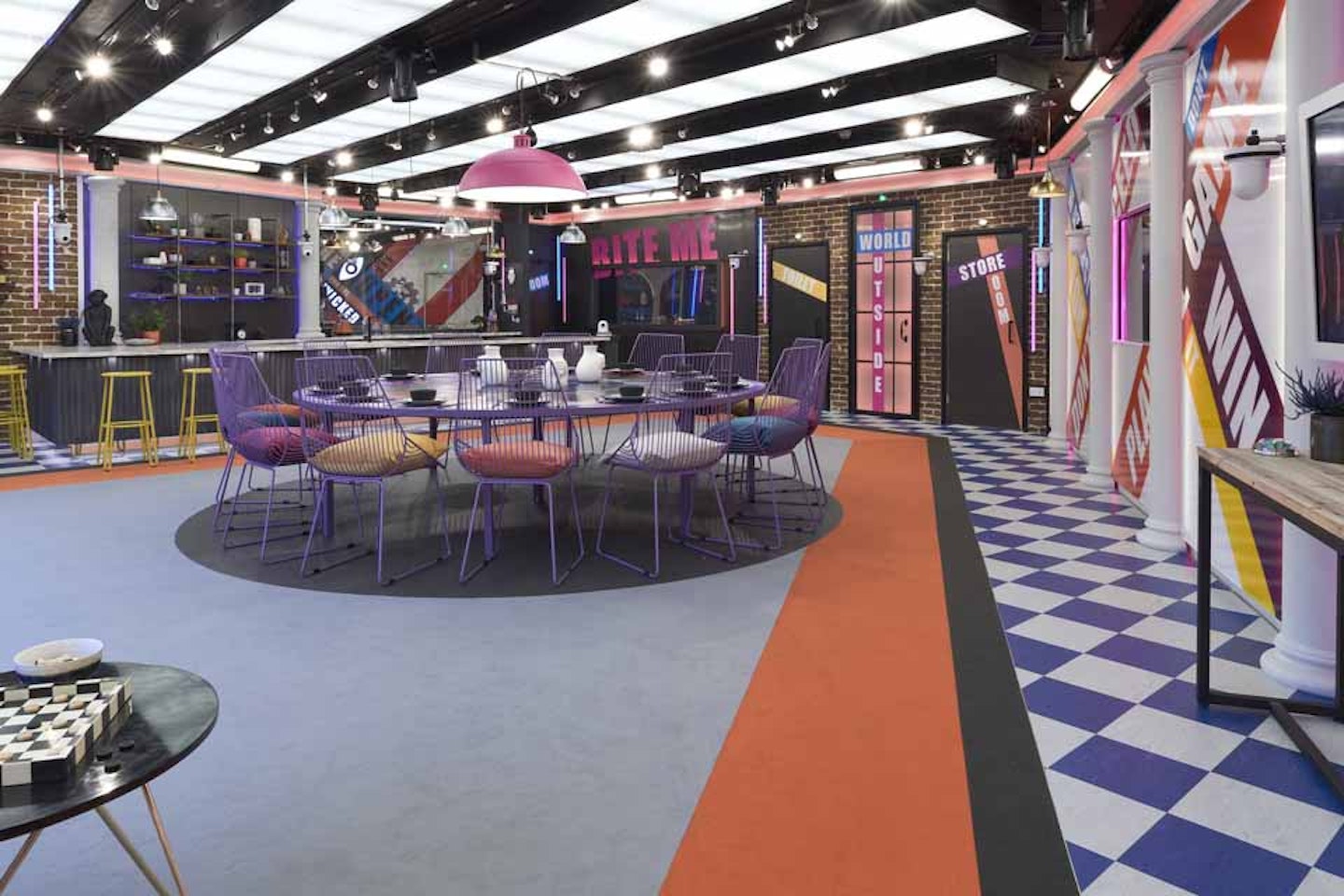 Big Brother house - Dining room